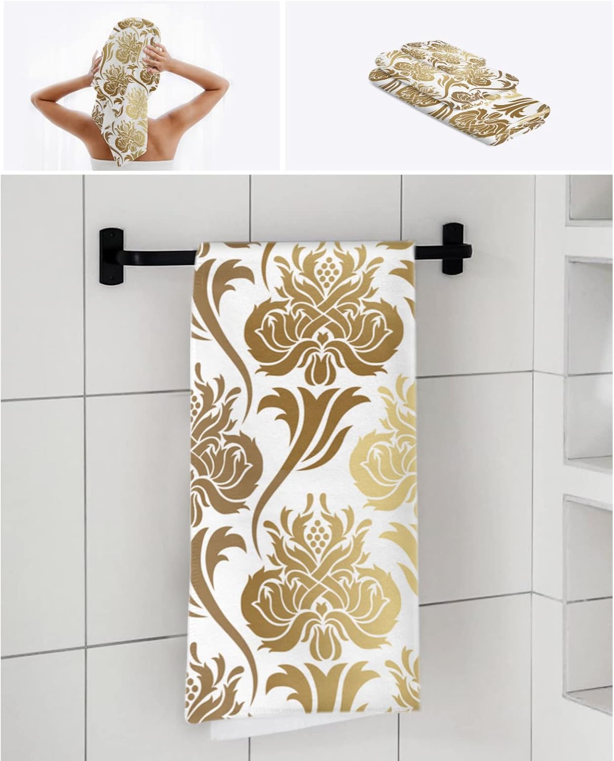 3-Piece Absorbent Towels Set