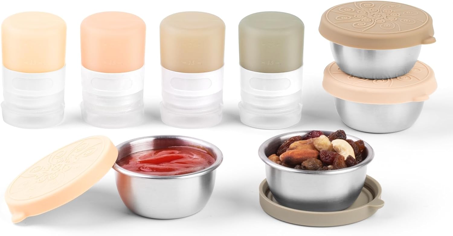 8-Pack Salad Dressing Containers to Go