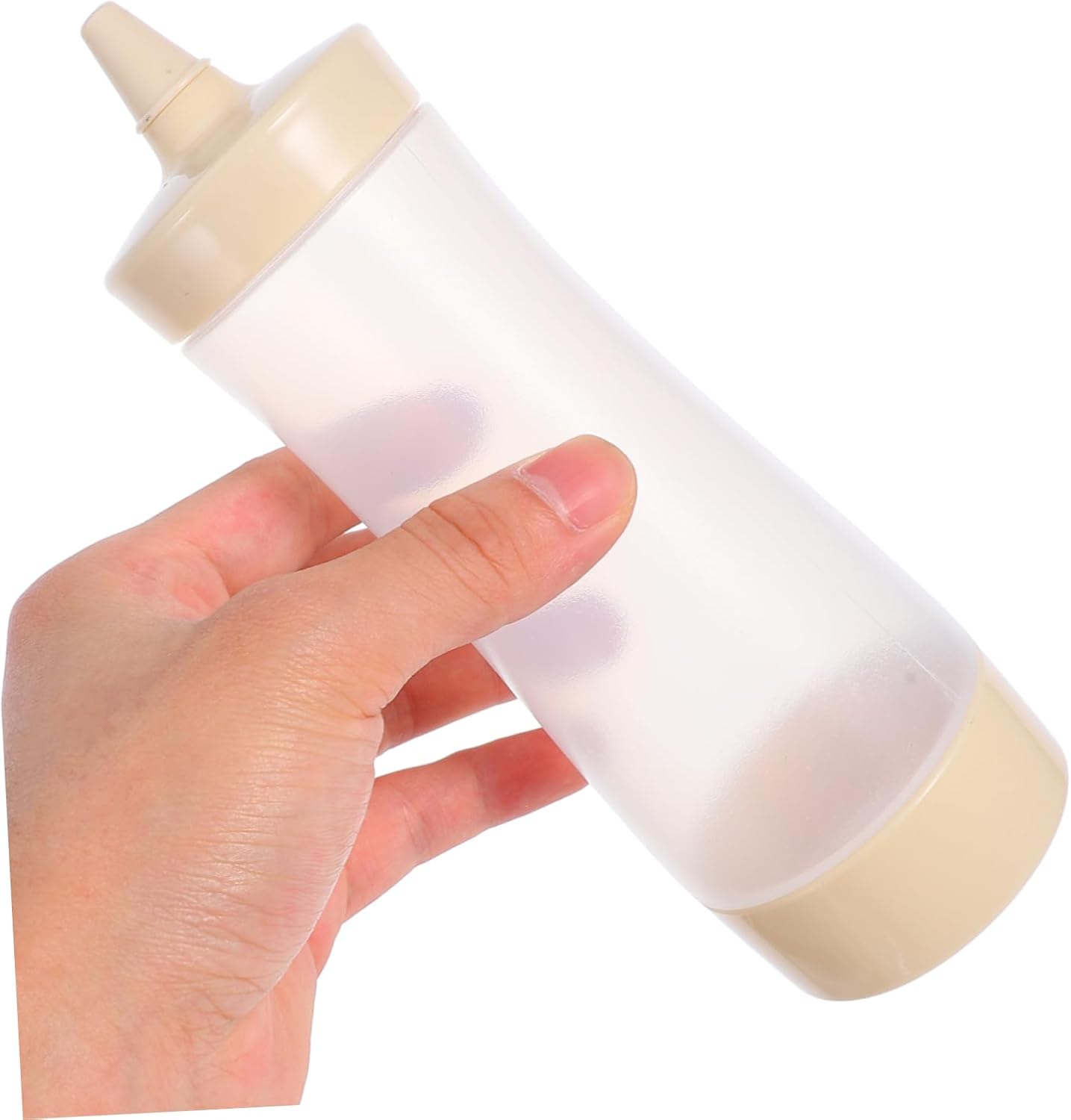 Non-Spill Cream Sauce Bottles by PHENOFICE Easy Squeeze Clean