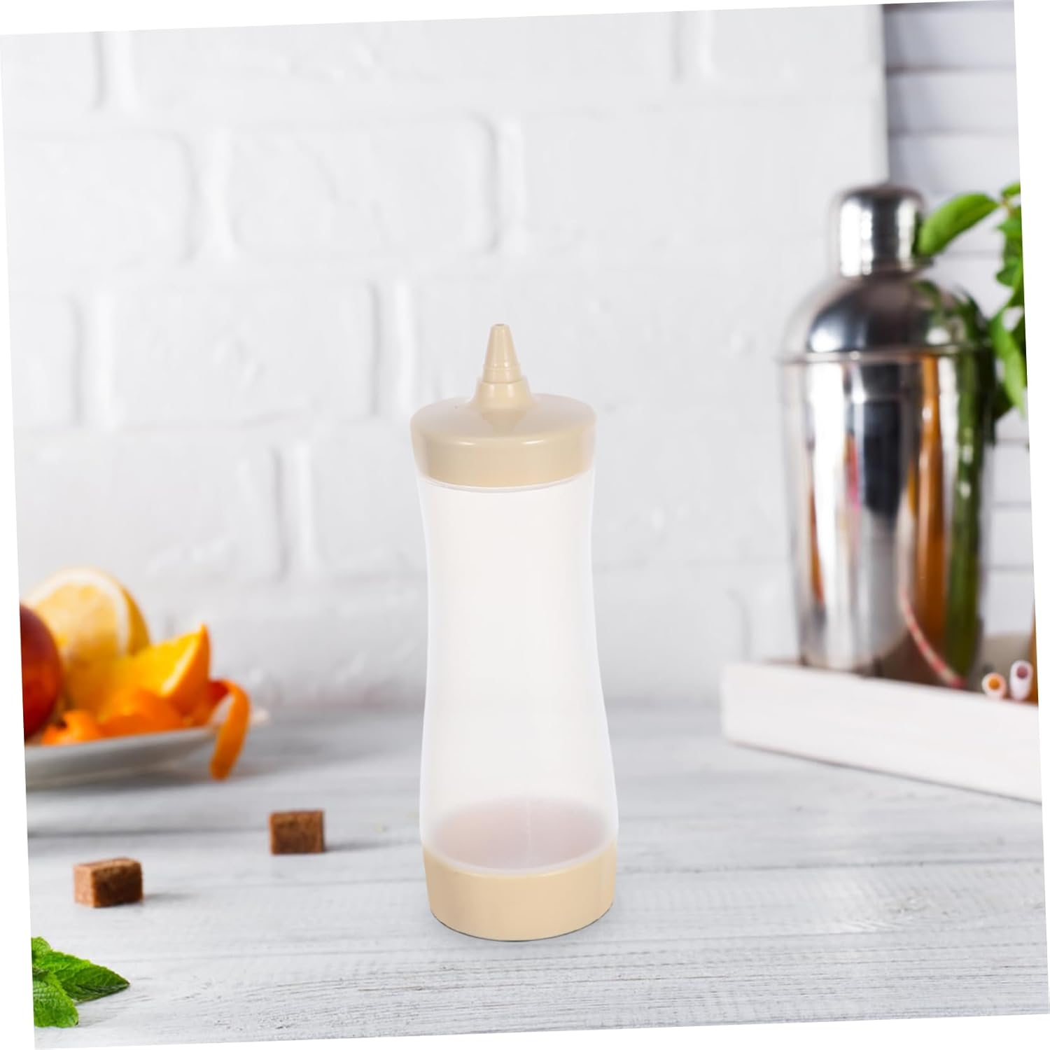 Non-Leakage Durable Squeeze Condiment Bottles Set