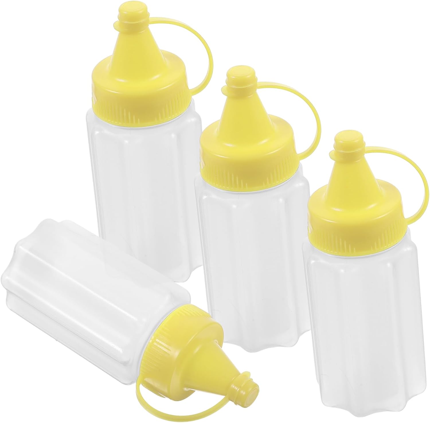 Luxshiny 4pc Squeeze Bottle Set Ultimate Tools for Kitchen Convenience