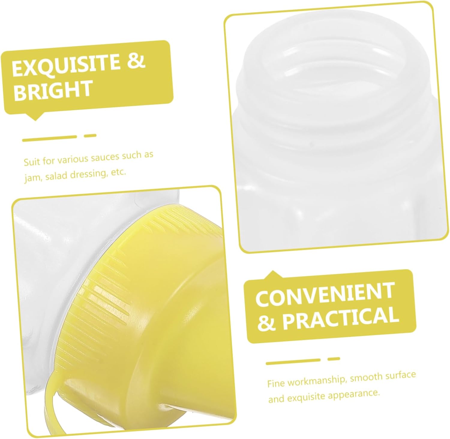 Essential Squeeze BottleReusable Portion-Controlled Hygienic Travel Kitchen Condiment Tool