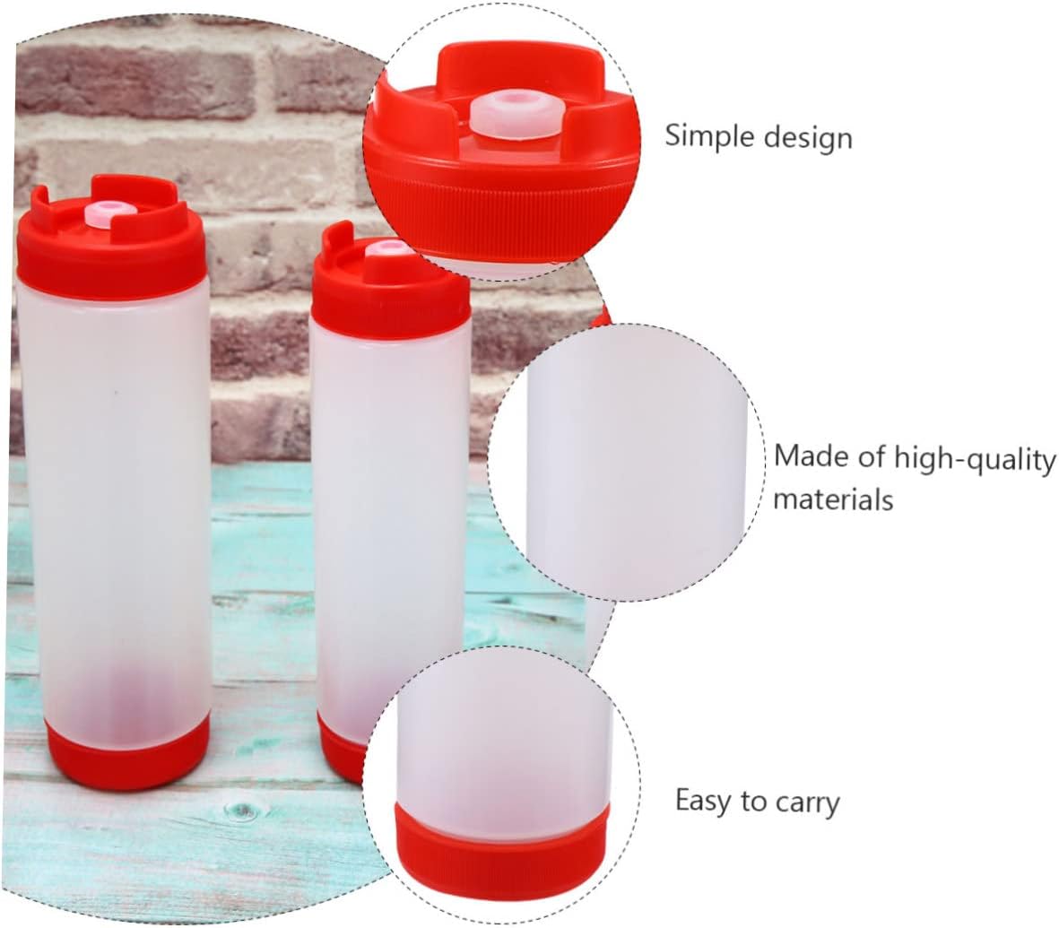 Alipis Double Headed Squeeze Condiment Bottles