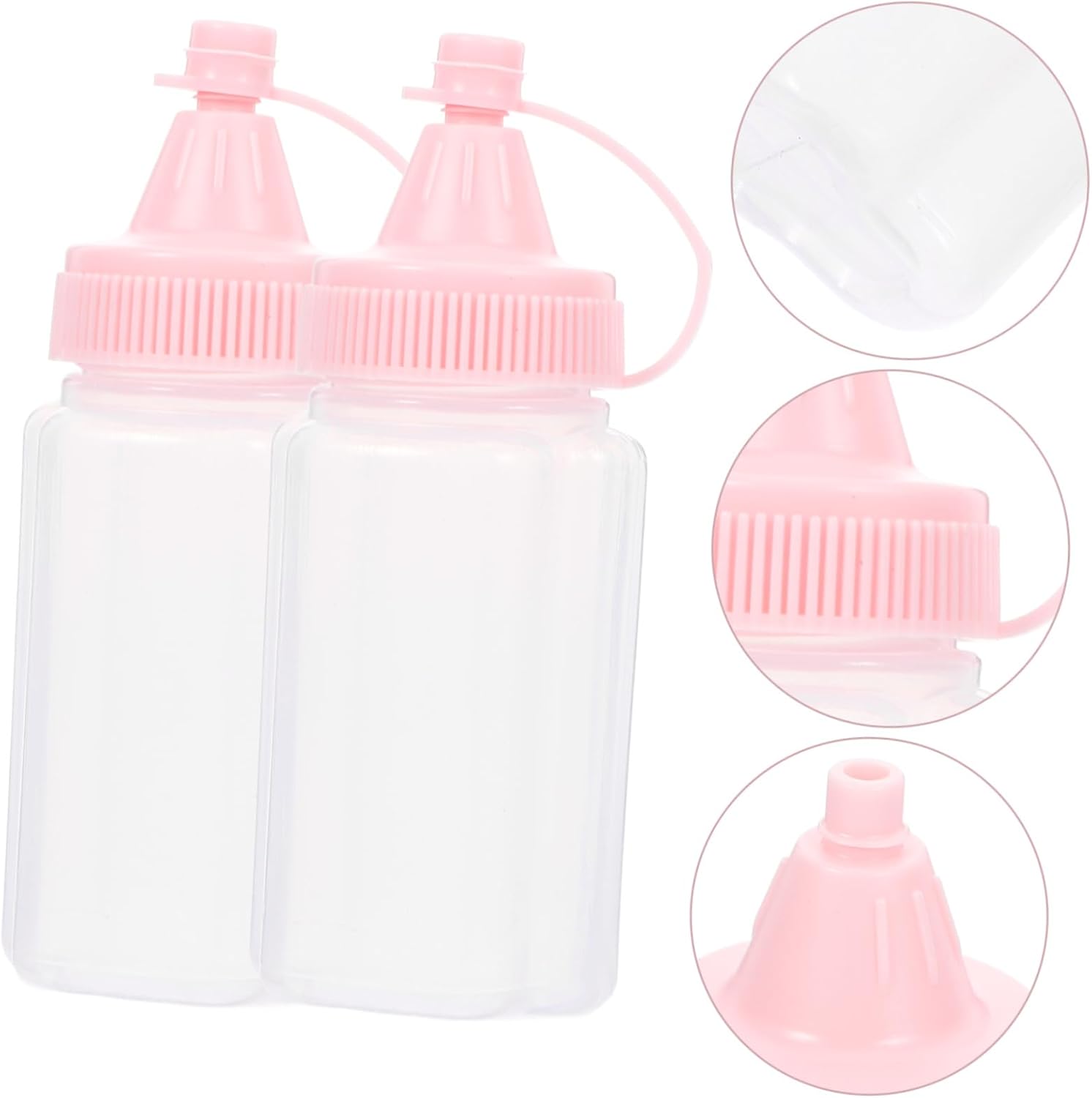 Perfect Squeeze 4PCS 60ml Kitchen Accessory for Condiments Sauces and Jams