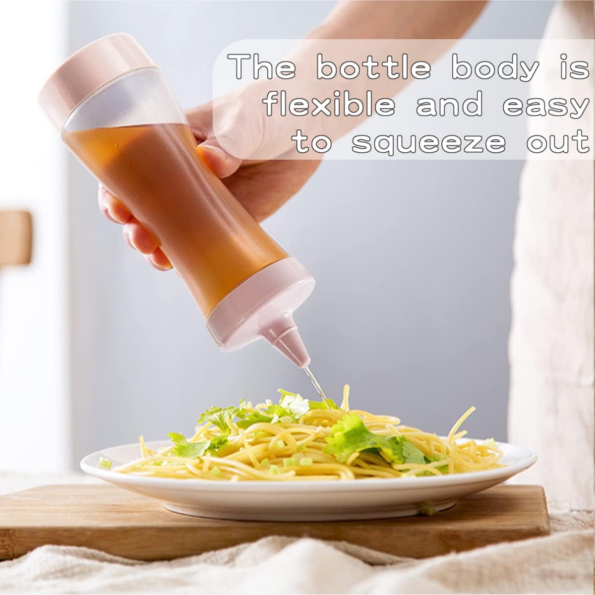 3-Piece Squeeze Bottle Set for Kitchen