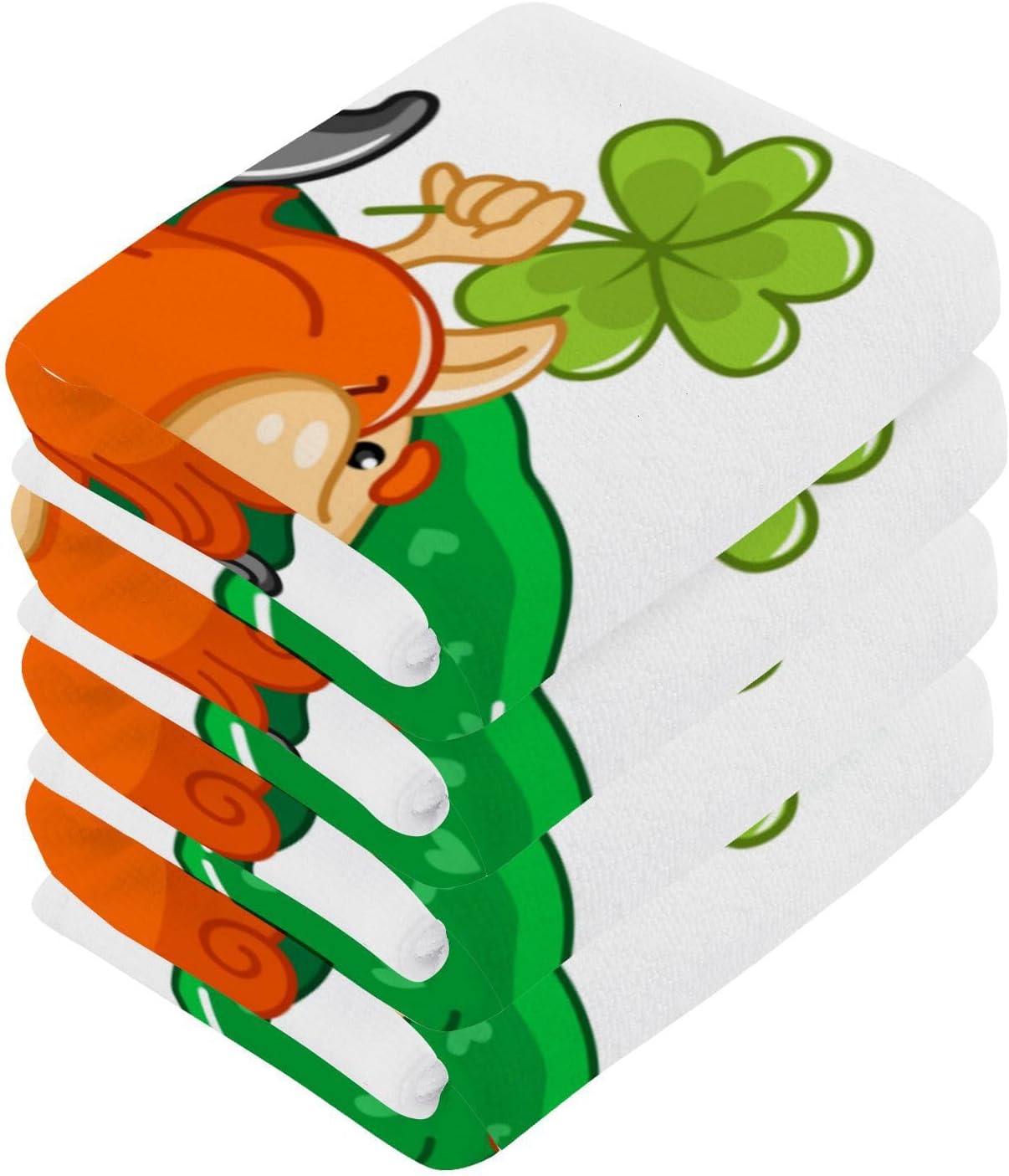 Yettasbin St Patricks Day Gnome Washcloth 2-Pack