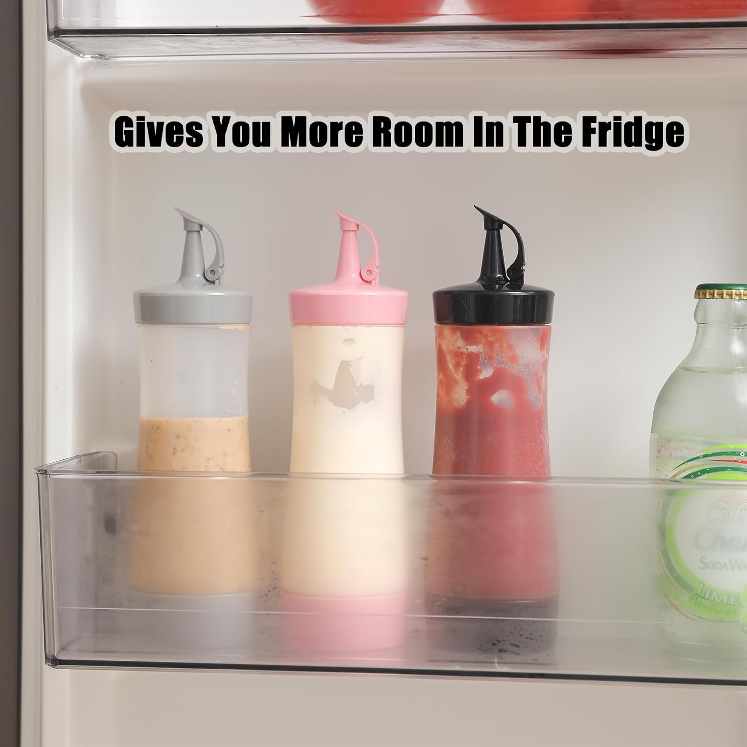 Qiuhome Squeeze Bottle Set for Condiments - 12 oz x8