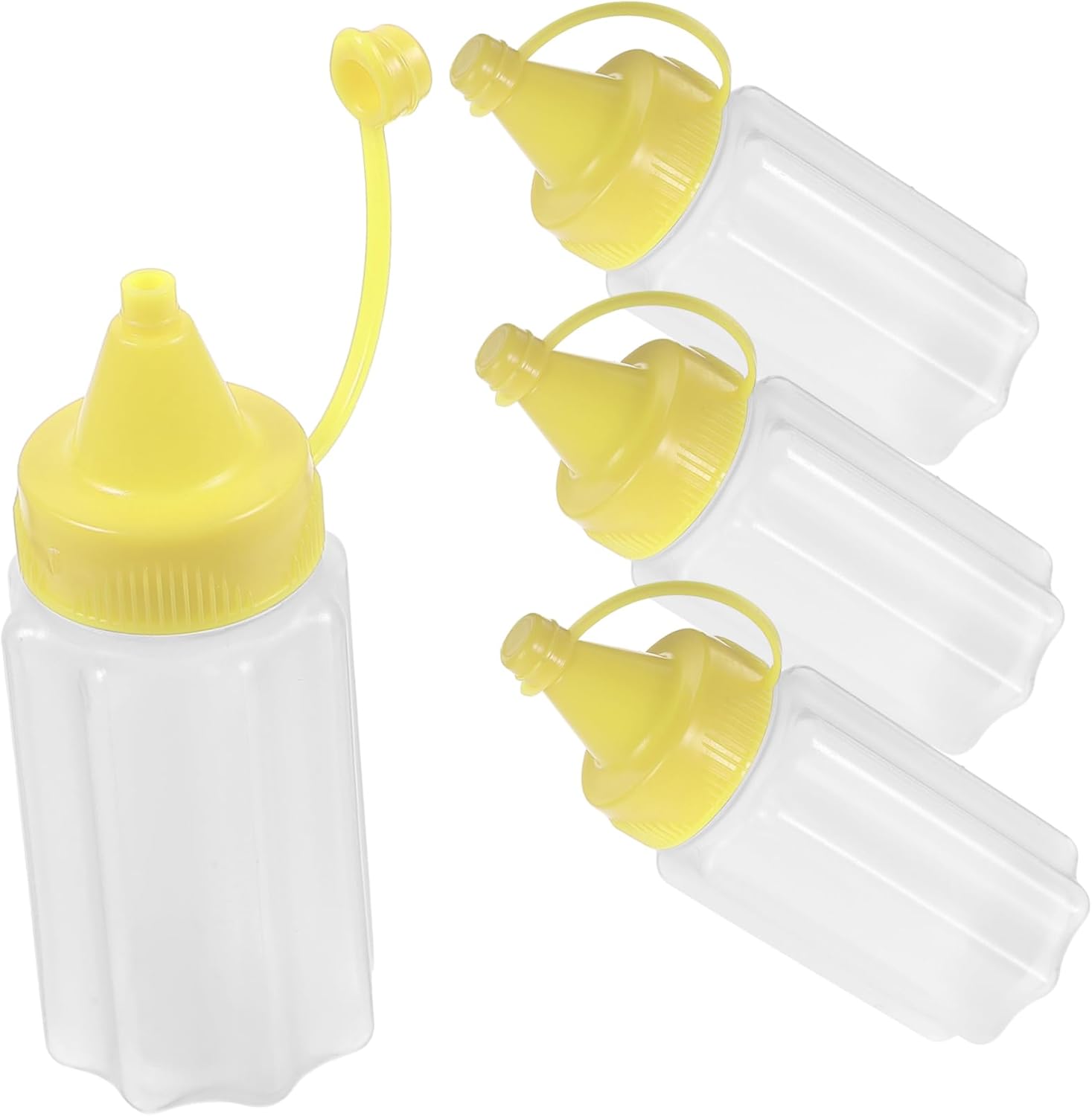 Zerodeko 4-Piece Reusable Squeeze Bottles