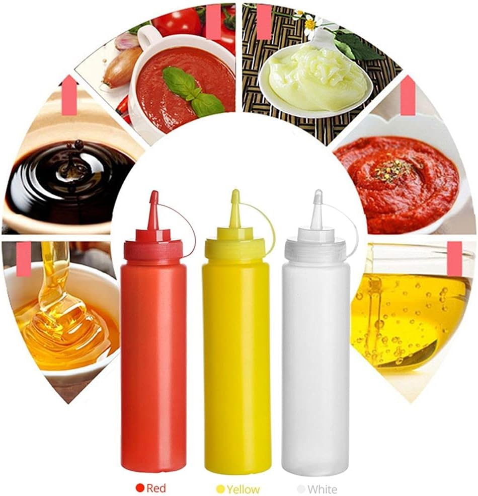 Sleek Durable Squeeze Bottles Make Mealtime Mess-Free