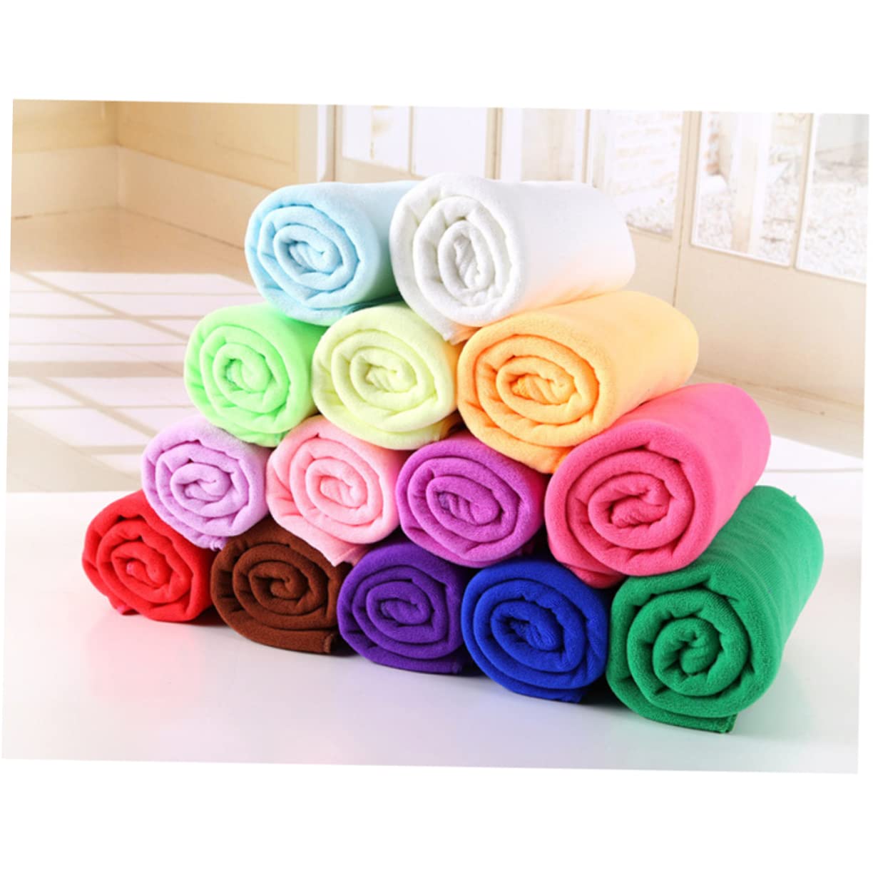 VINTORKY Microfiber Face Hair Drying Towels hypoallergenic quick-drying multipurpose home car cleaning