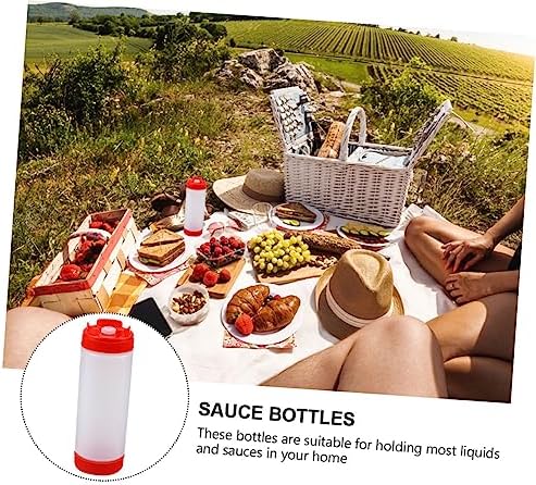 HOLIDYOYO Dual Head Condiment Squeeze Bottles 20oz