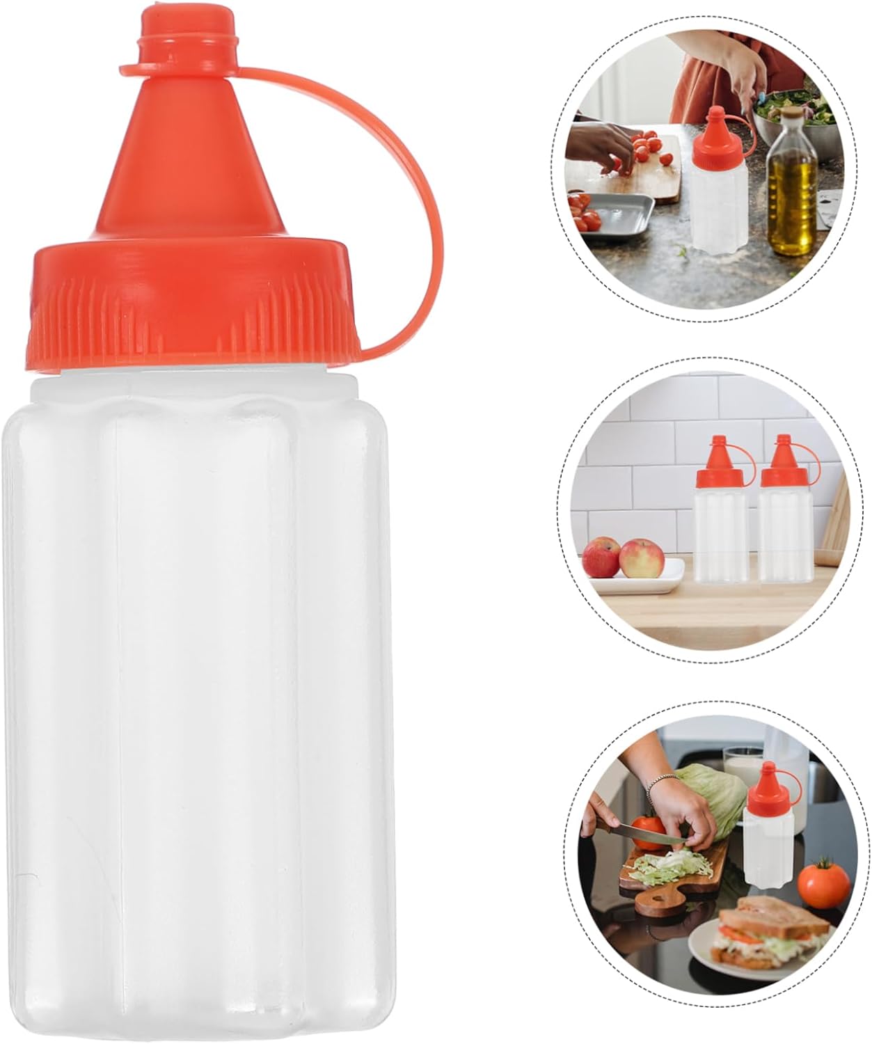 Zerodeko Condiment Squeeze Bottles