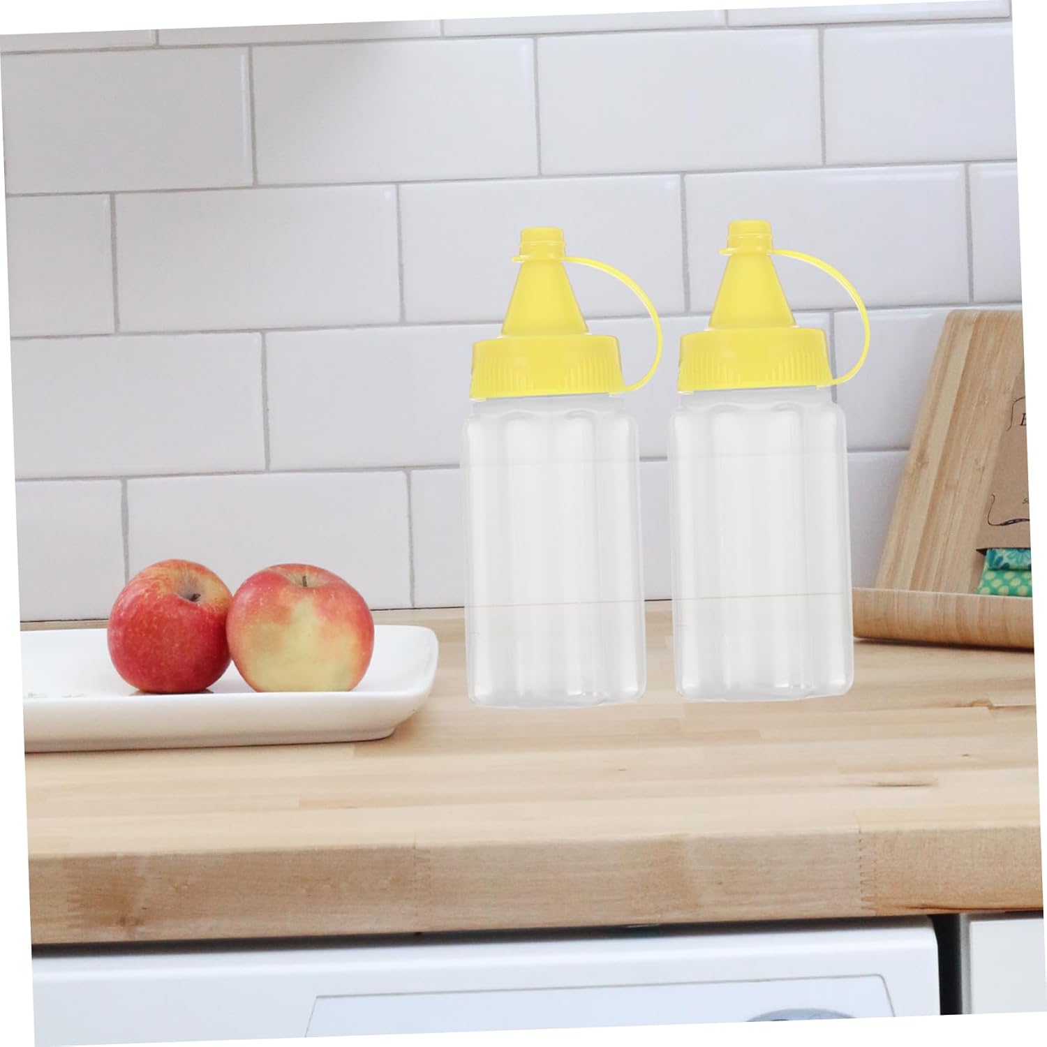 Zerodeko Squeeze Bottle Dispensing Condiments with Elegance