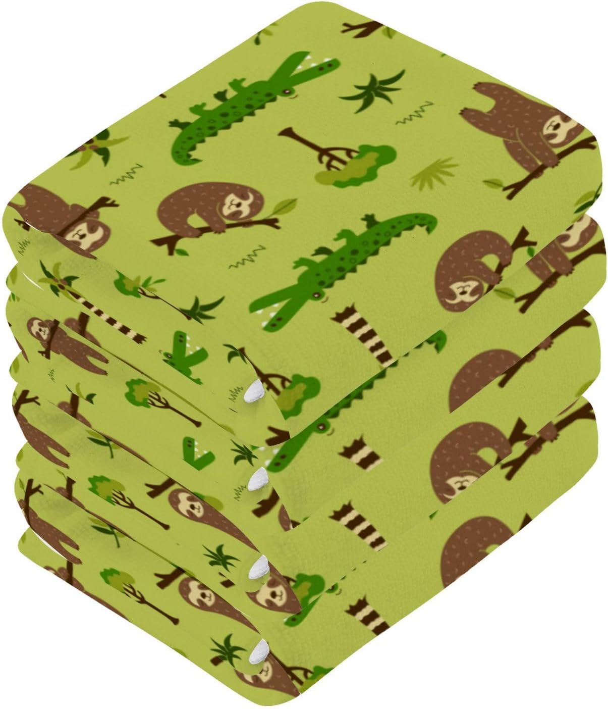 Perfectly Plush Sloth Washcloths 2-Pack