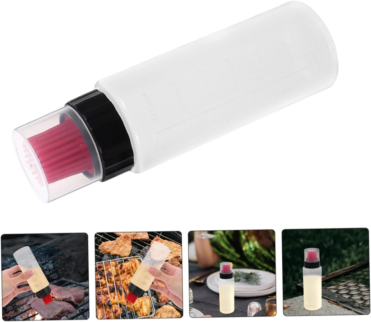 OKUMEYR 175ml Silicone Oil Dispenser Heat-Resistant Spill-Proof Kitchen Tool