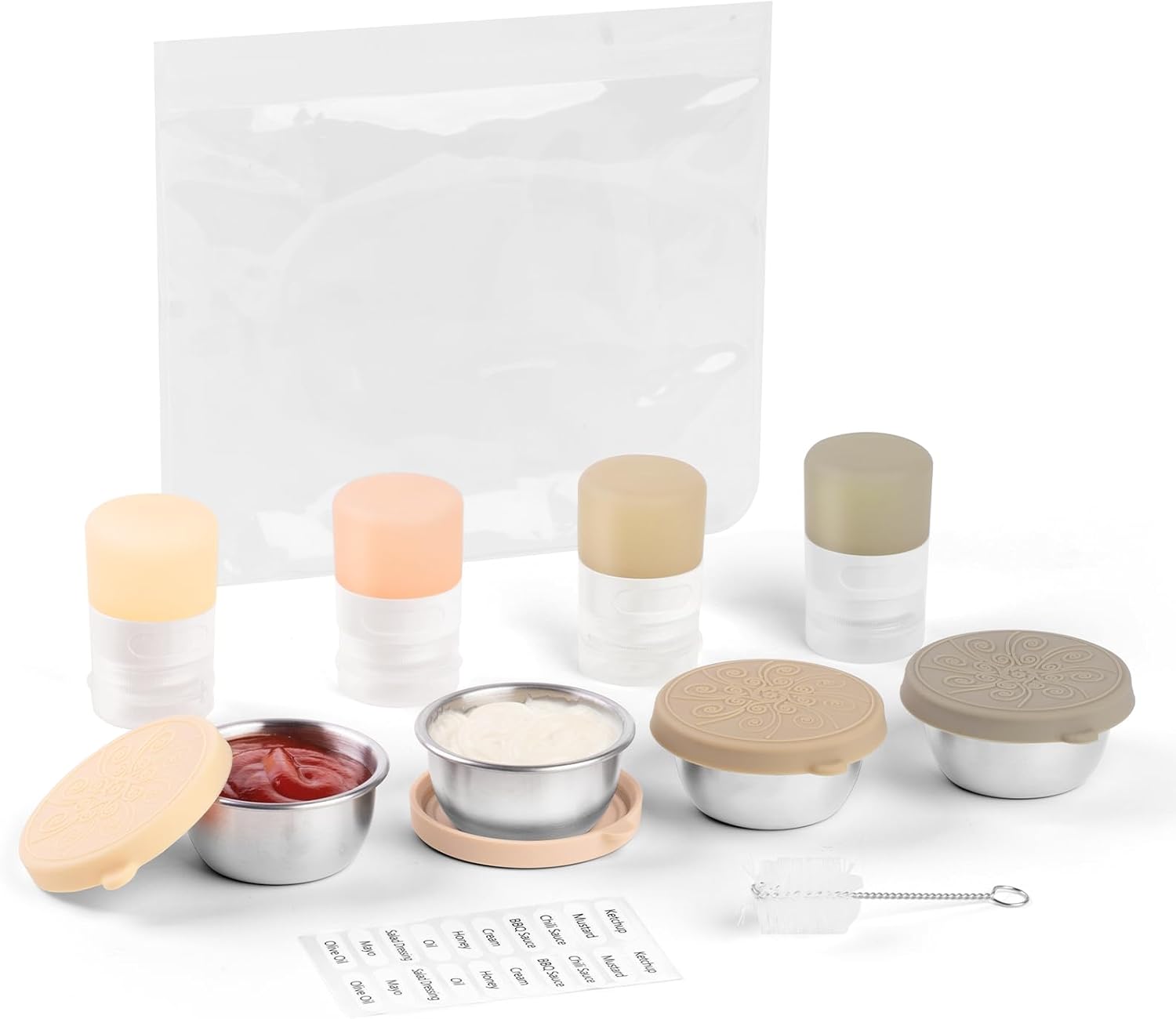 8-Pack Salad Dressing Containers to Go