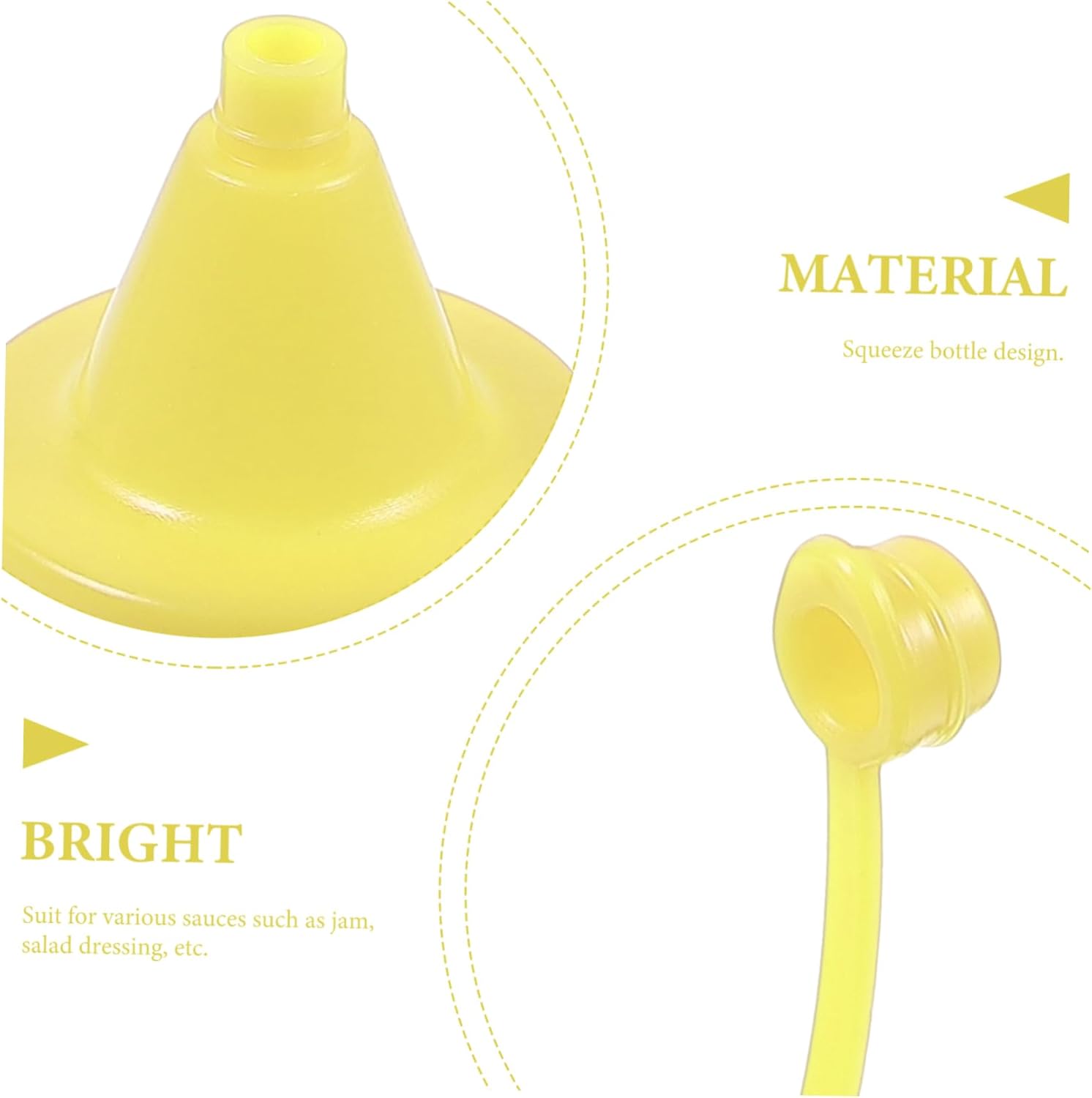 Essential Squeeze BottleReusable Portion-Controlled Hygienic Travel Kitchen Condiment Tool