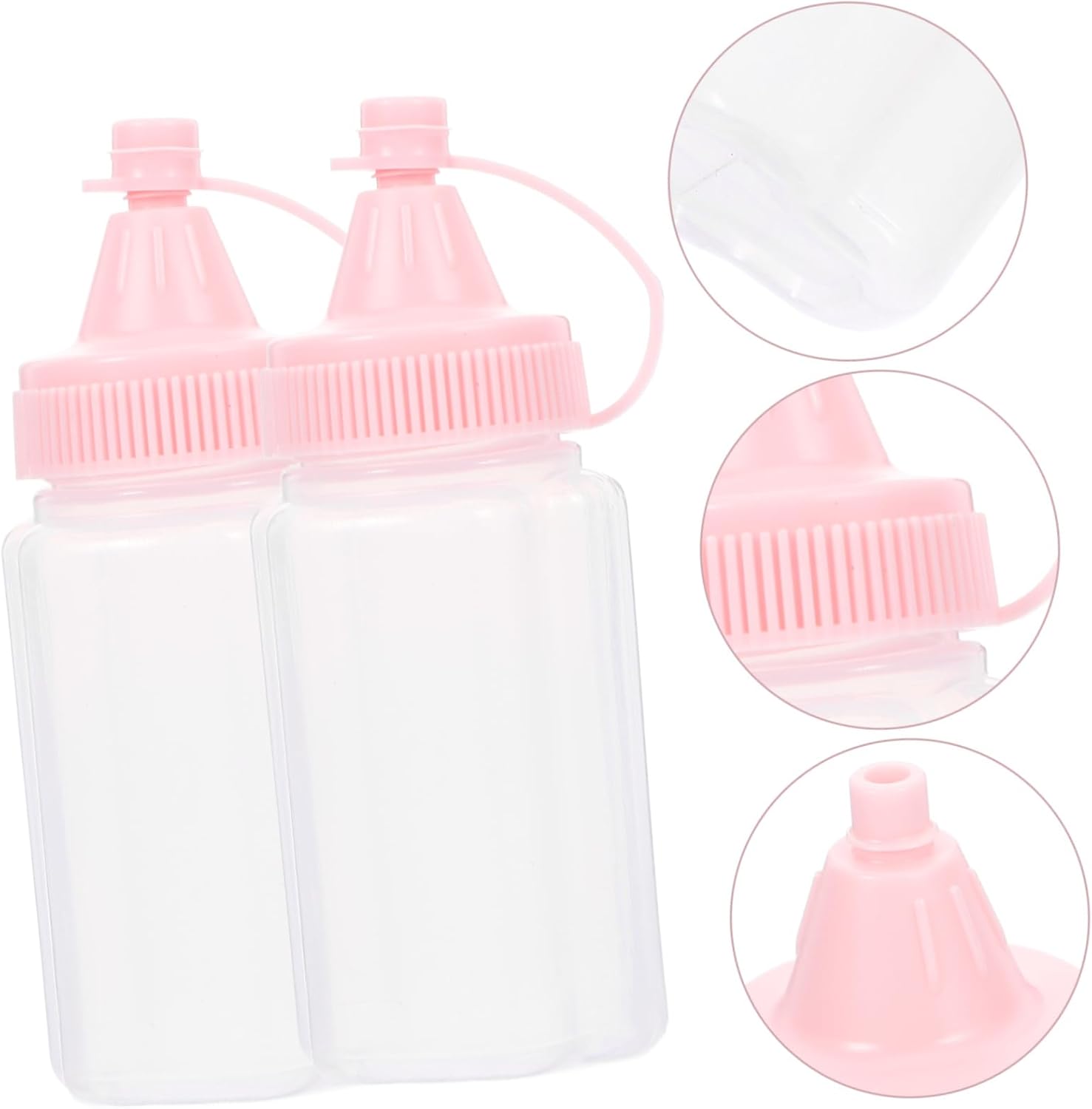 DECHOUSSturdy 4-Piece Cat Claw Squeeze Bottles 60mlEssential Kitchen Storage Gadgets