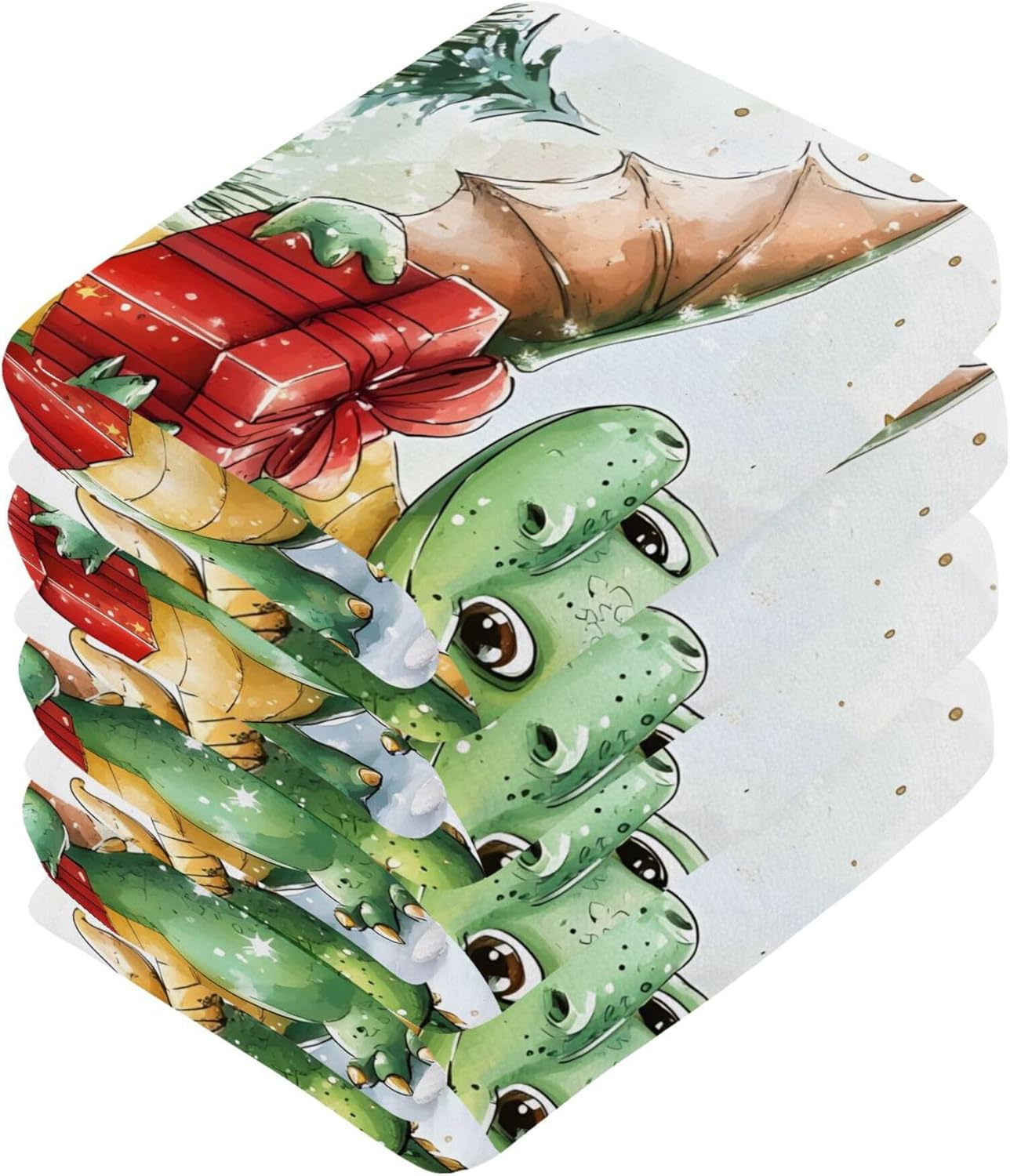 Cute Dragon Fast Drying Multi-Purpose Washcloth Set Perfect for Home Travel