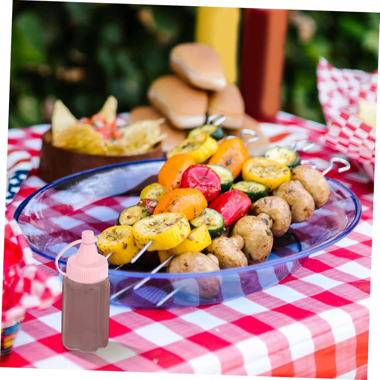 4PCS 60ml Squeeze Bottles for Condiments