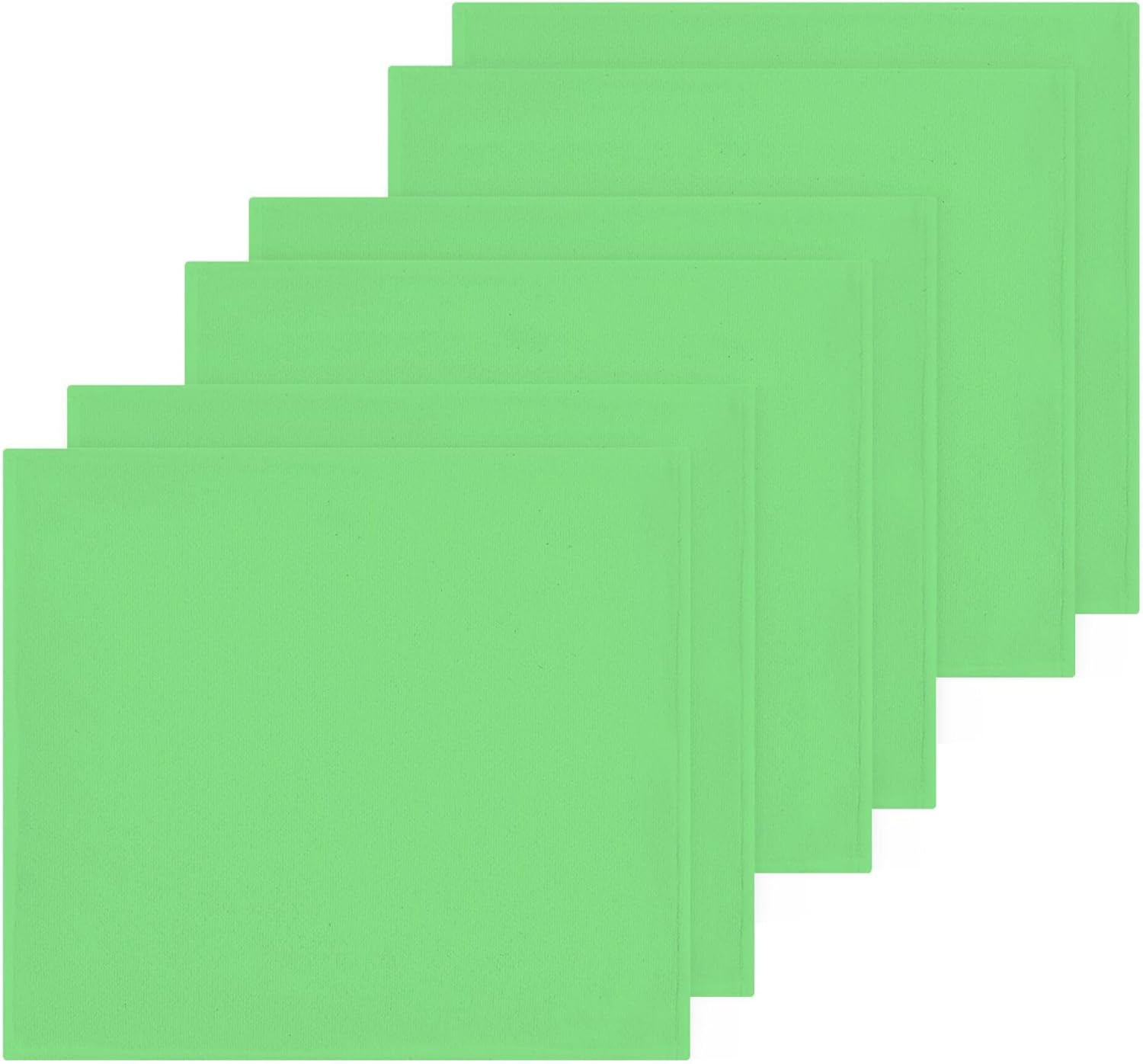 Green Pastel Color Washcloth 2-Pack