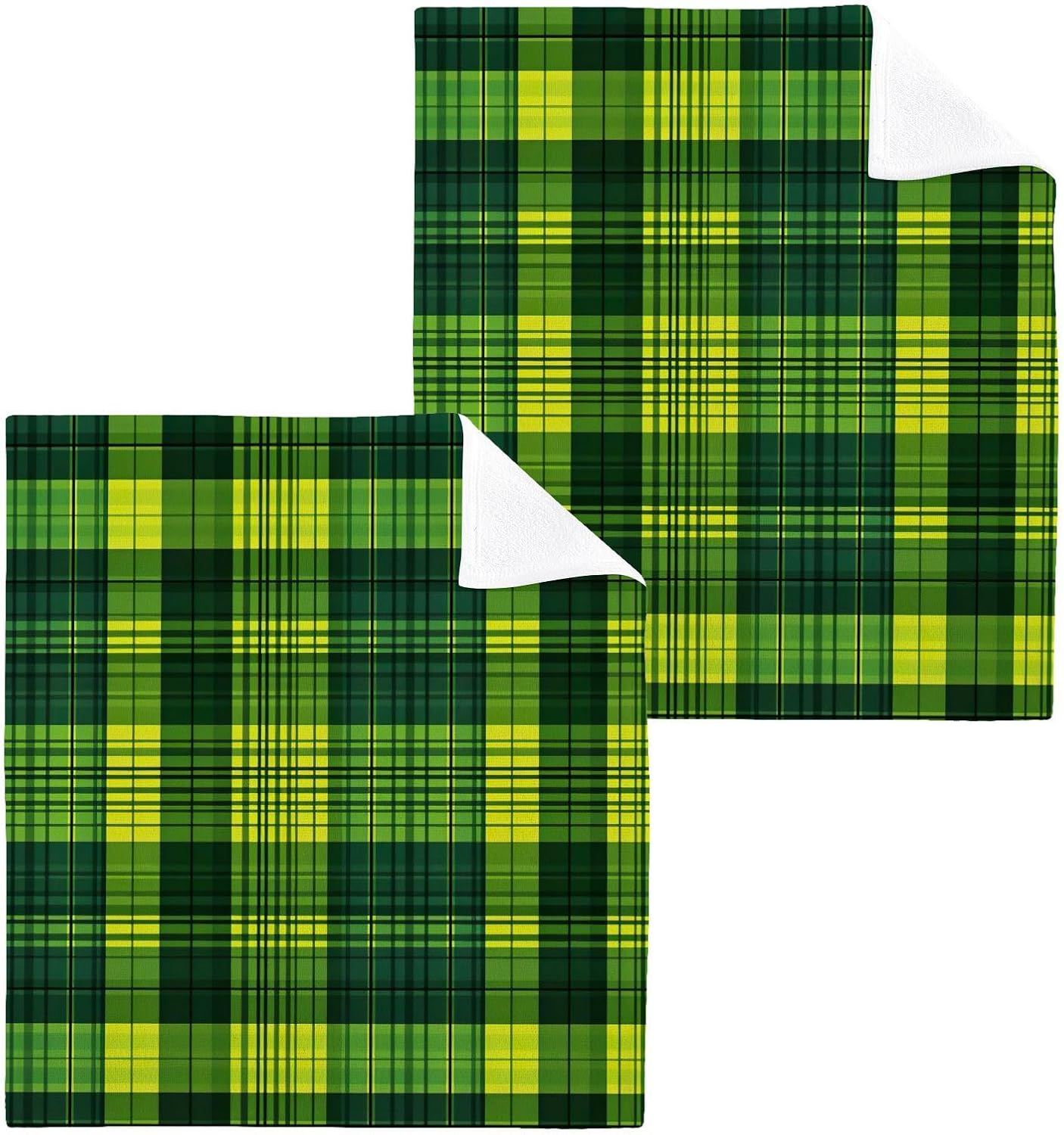Buffalo Plaid Reusable Face Towels 2 Pack