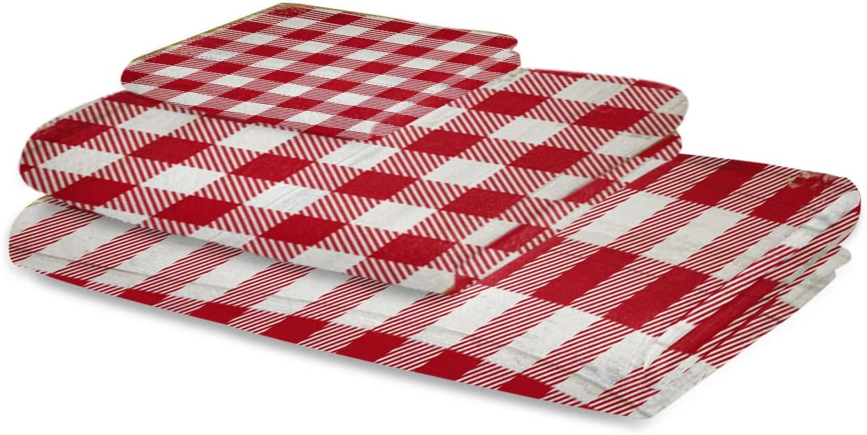 Merry Christmas Microfiber Towels Set for Bathroom
