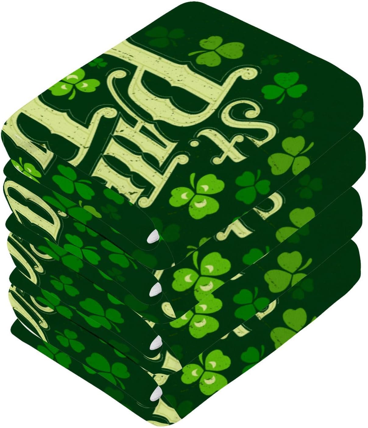 St Patricks Day Reusable Washcloths 2 Pack