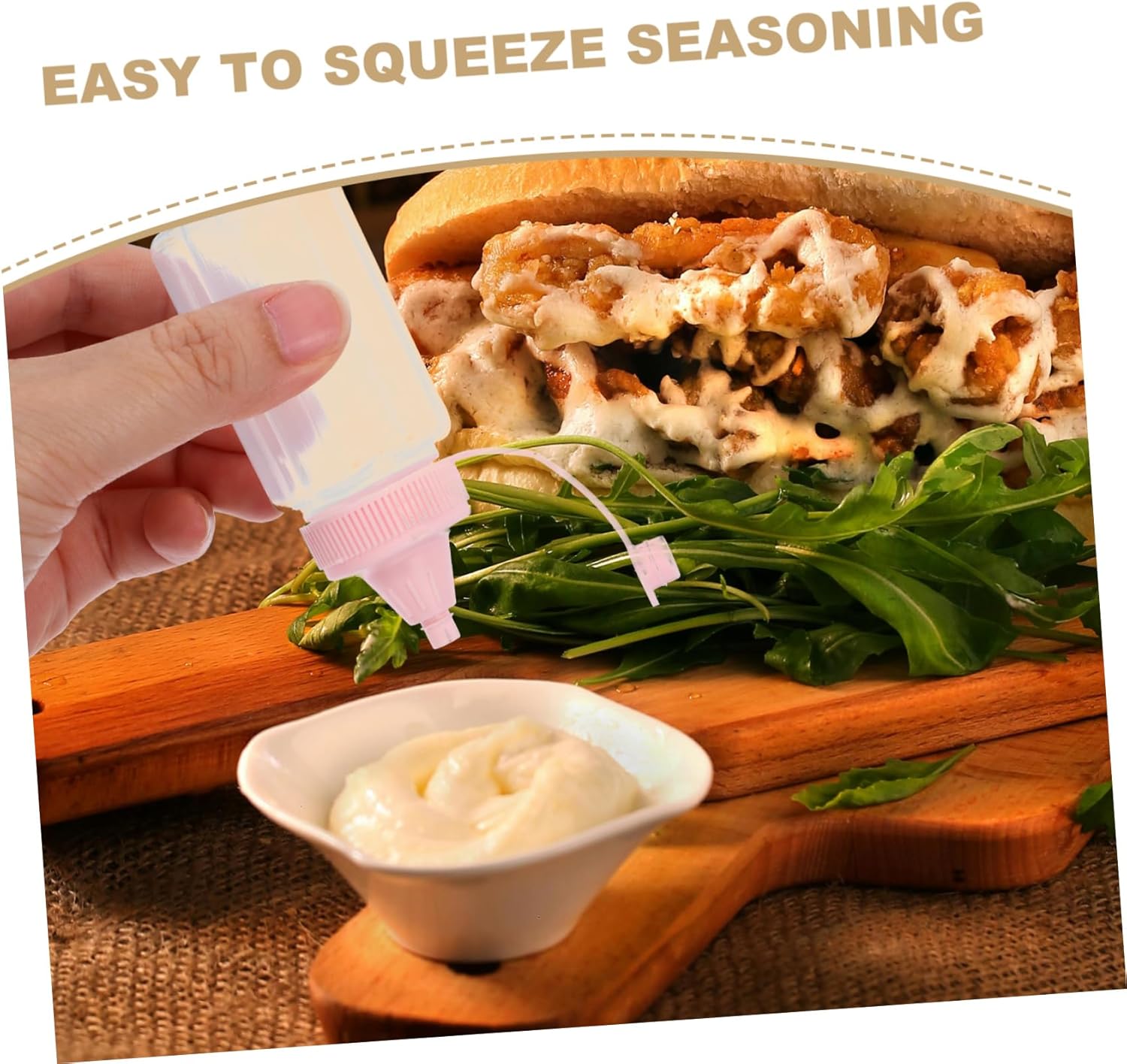 Reusable Squeeze Bottles for Condiments