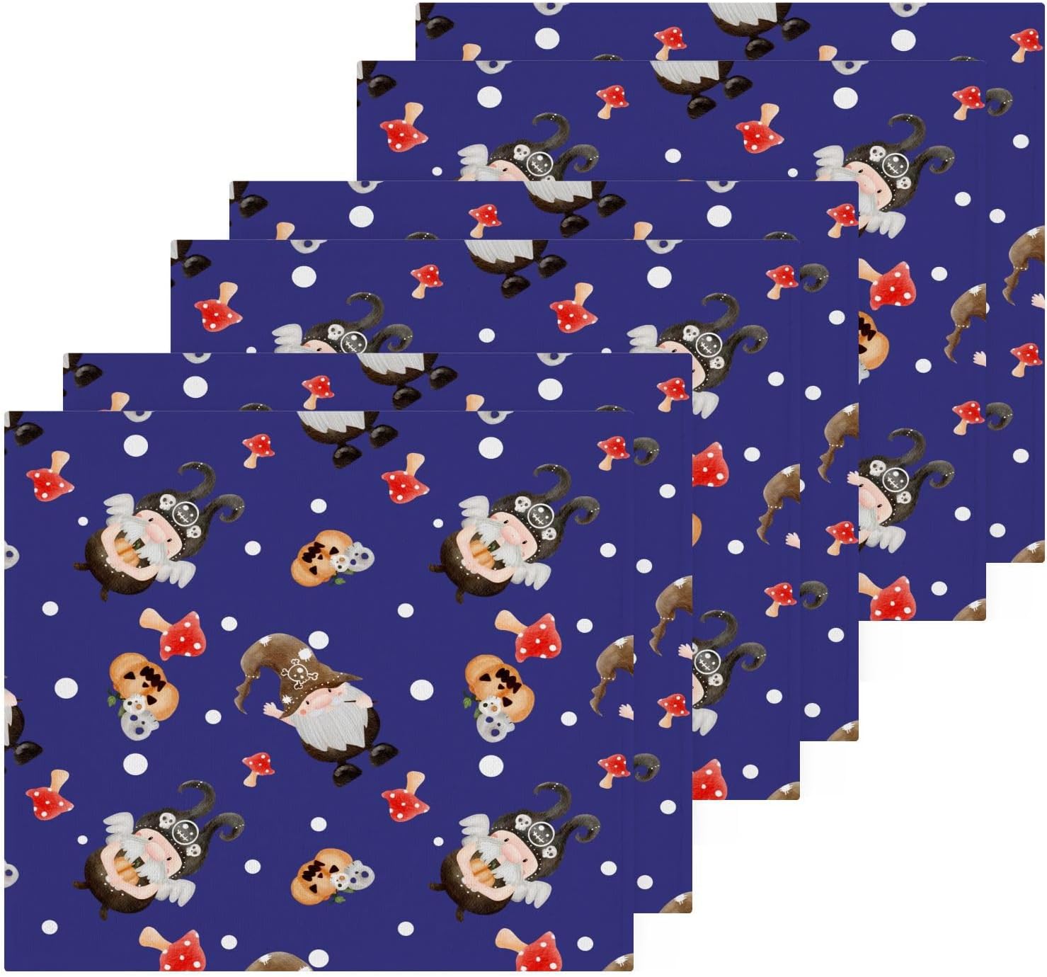 Halloween Gnome Washcloth Set 2-Piece