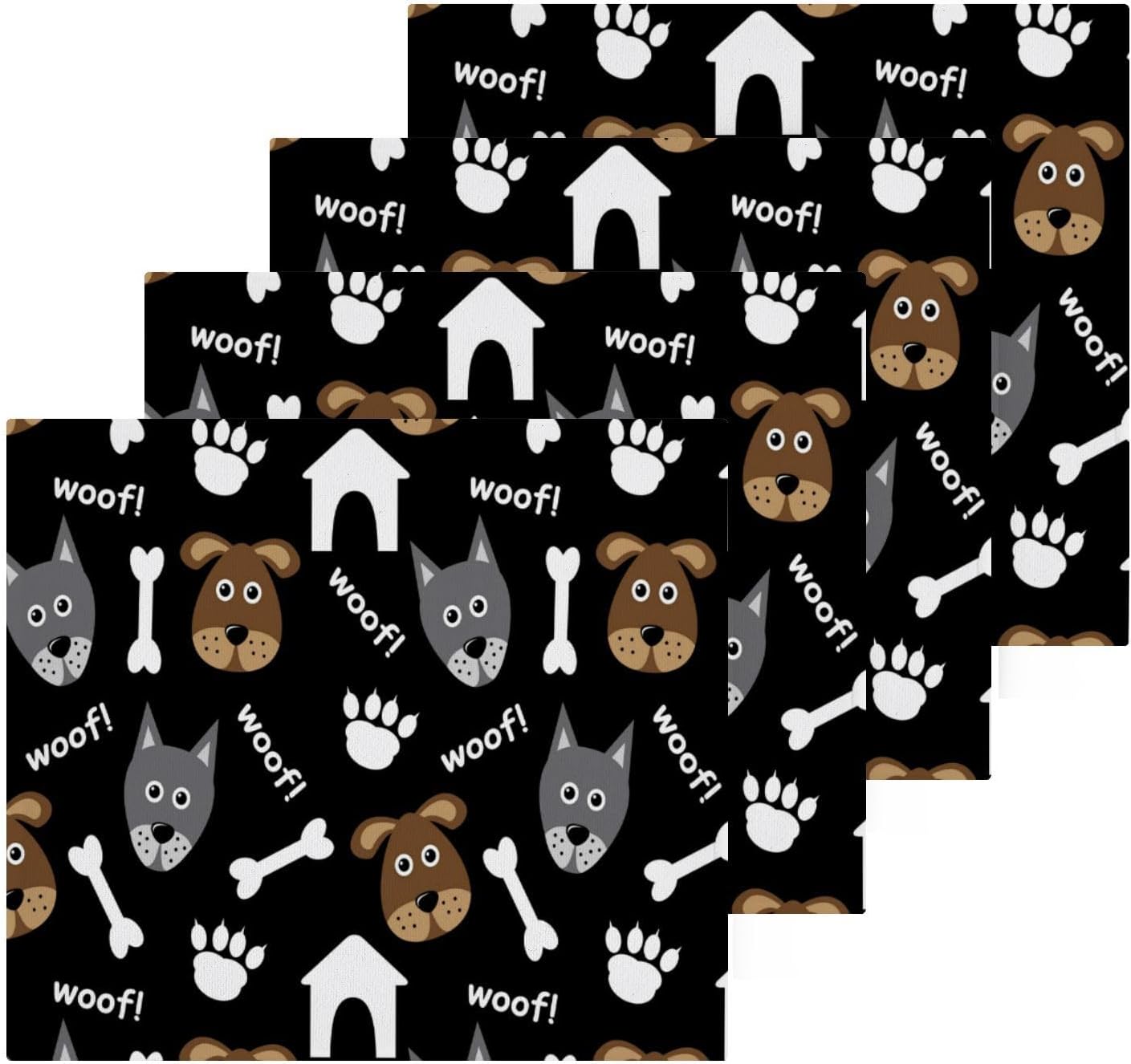 Quick ships premium dog paw washcloth reusable absorbent_INV007