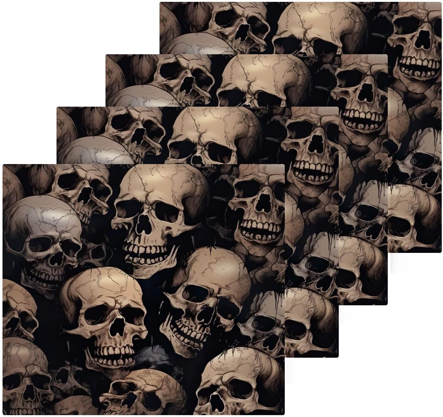 Yettasbin Skull Washcloths