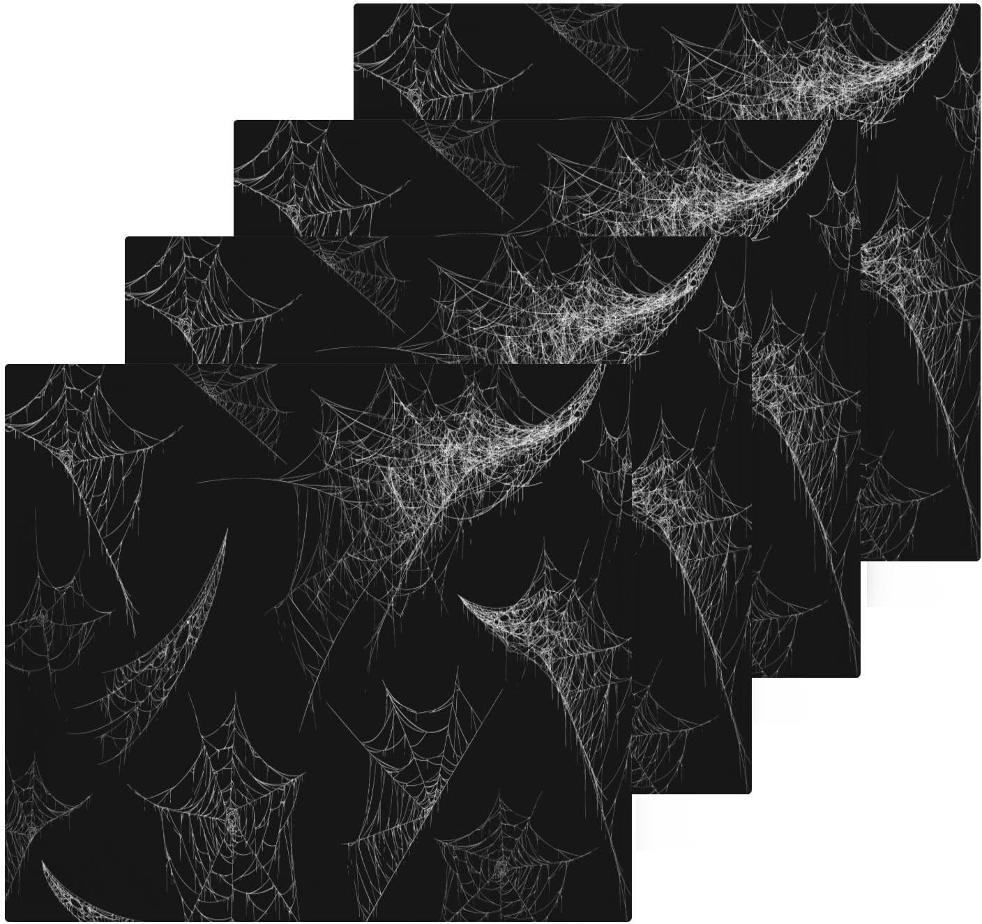 Halloween Spider Web Washcloth Set