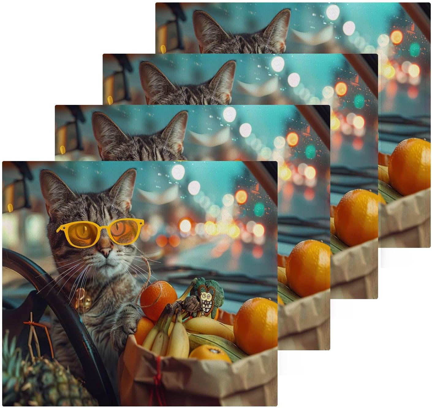 Driver Cat Washcloth 2-Pack