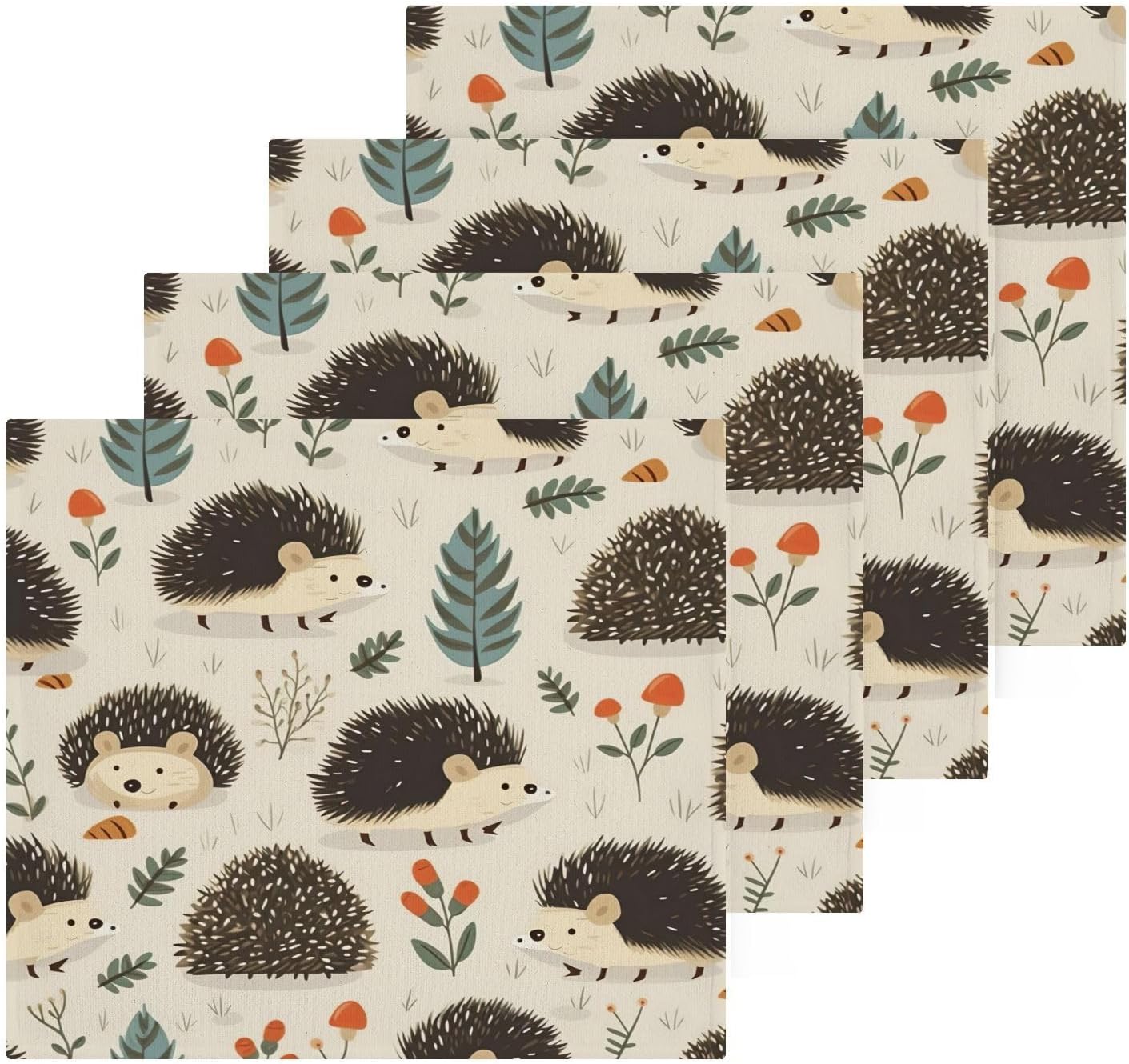 YETTASBIN Hedgehog Washcloth 2 Pack