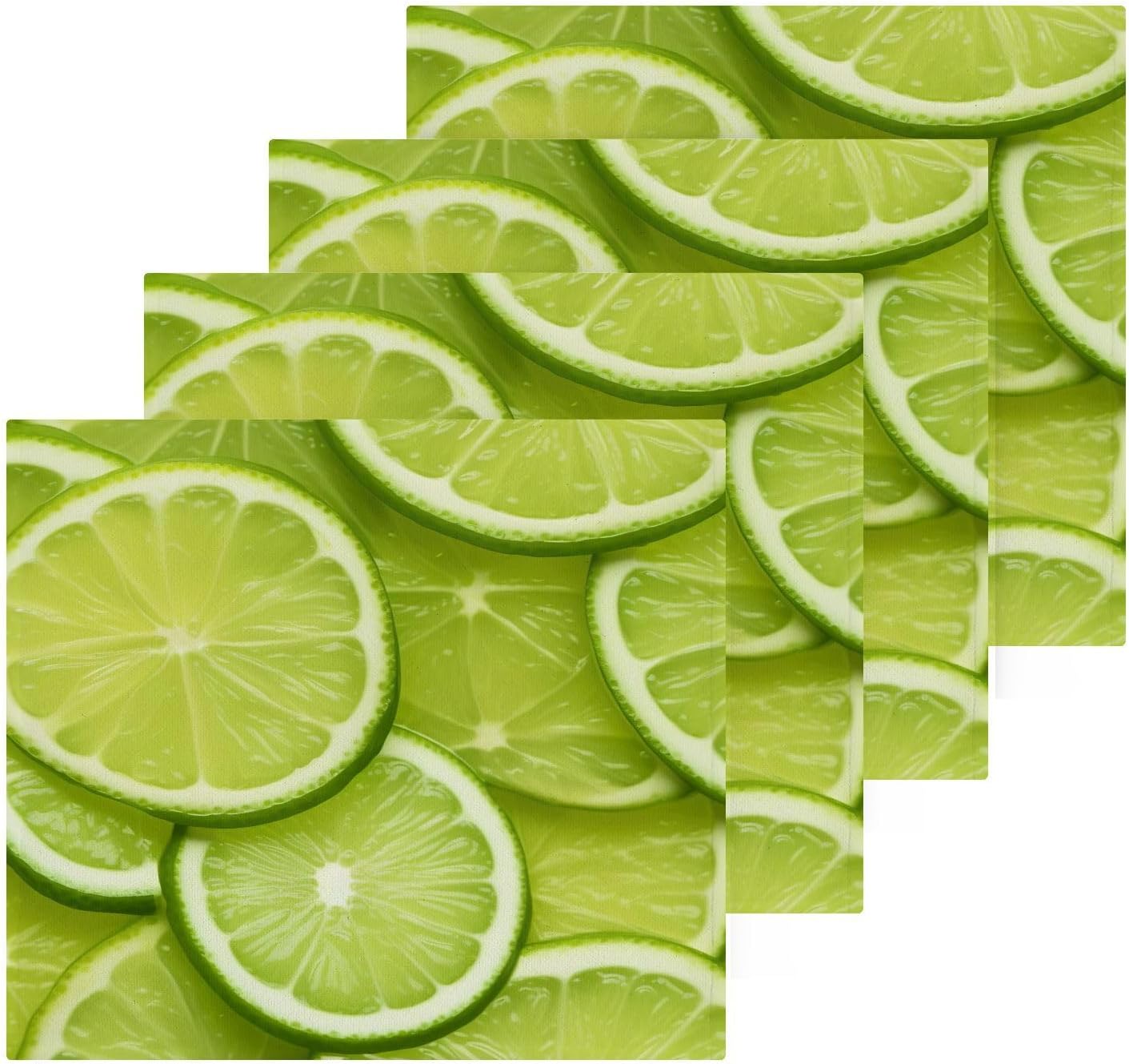 Soft Citrate lime Lemon Washcloth for Baby Adults Reusable Washable