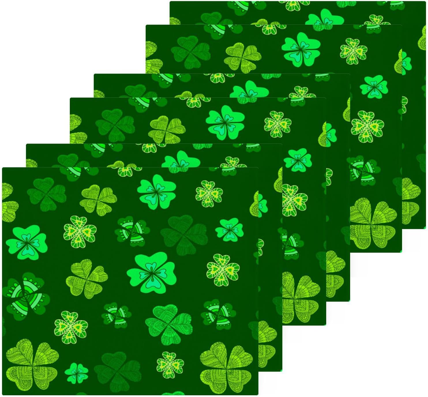 St Patricks Day Washcloths 2 Pack Soft Absorbent Cotton
