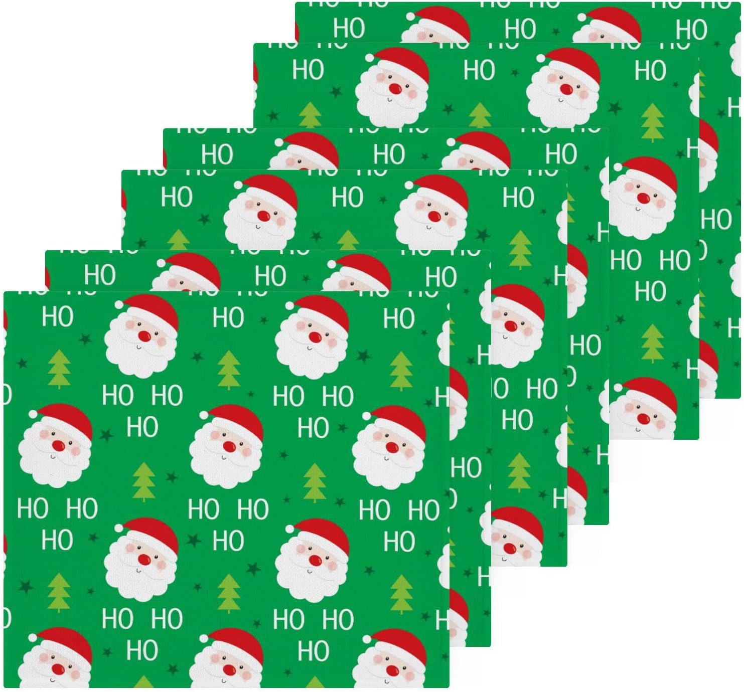 Christmas Santa Washcloth 2-Pack