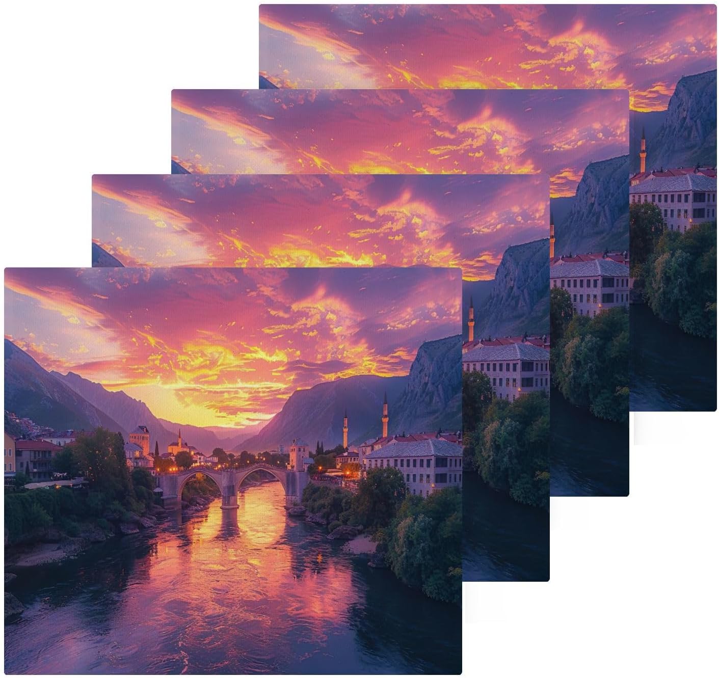Beautiful Scenery Washcloth 2-Pack