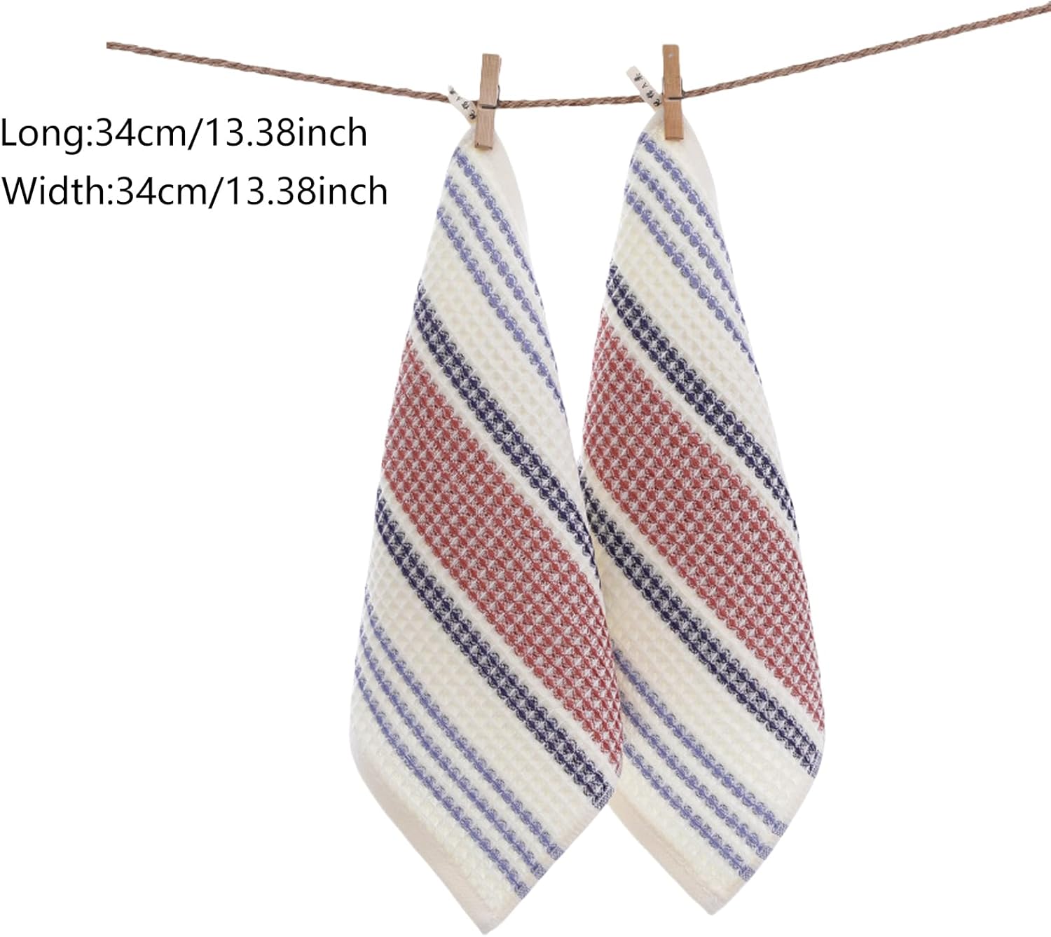 Soft Cotton Washcloth for Daily Use Durable Striped Design