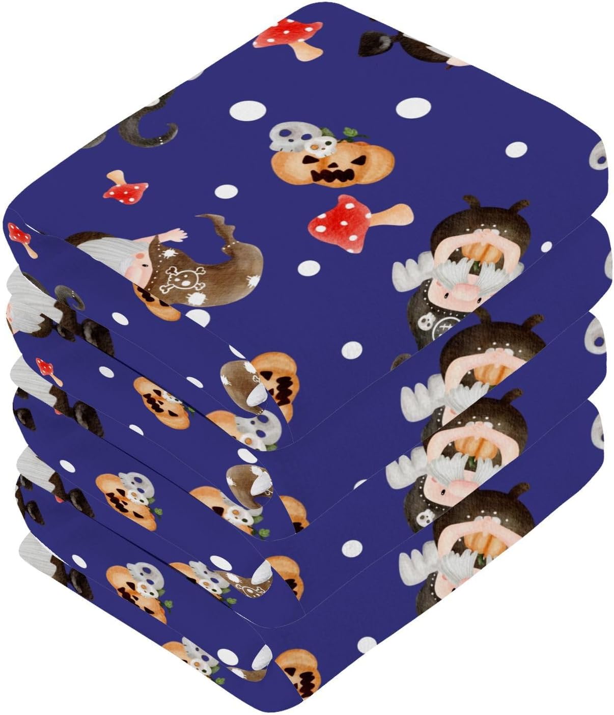 Halloween Gnome Washcloth Set 2-Piece