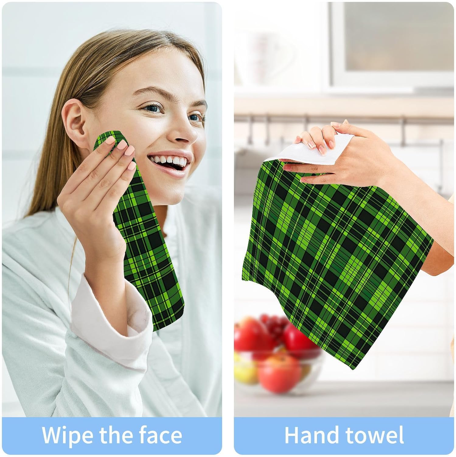 Exclusive Buffalo Plaid Face Towels for the Perfect Wash
