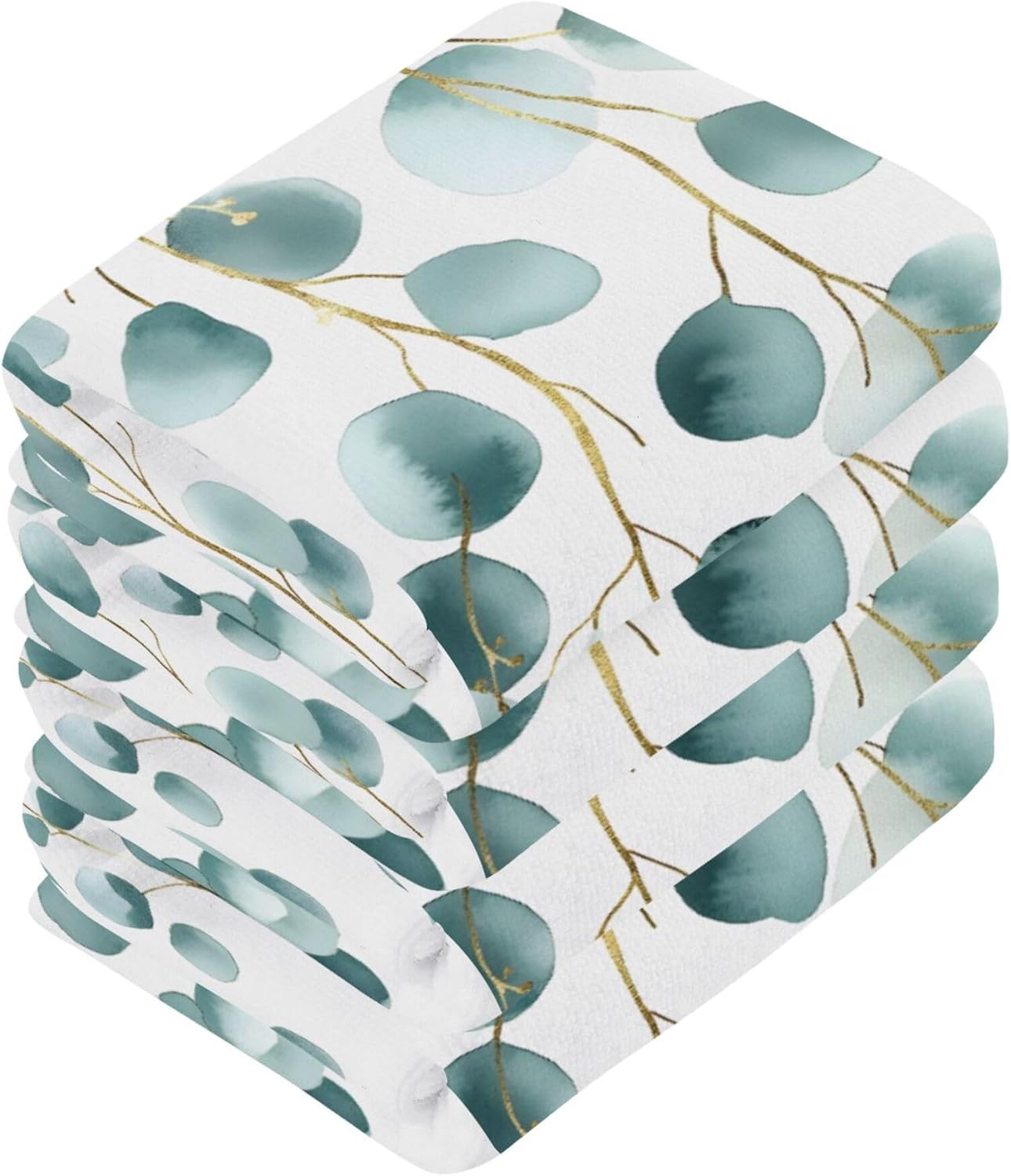 Glow Perfect Eucalyptus Washcloths - Fast Drying Eco-Friendly 2 Pack