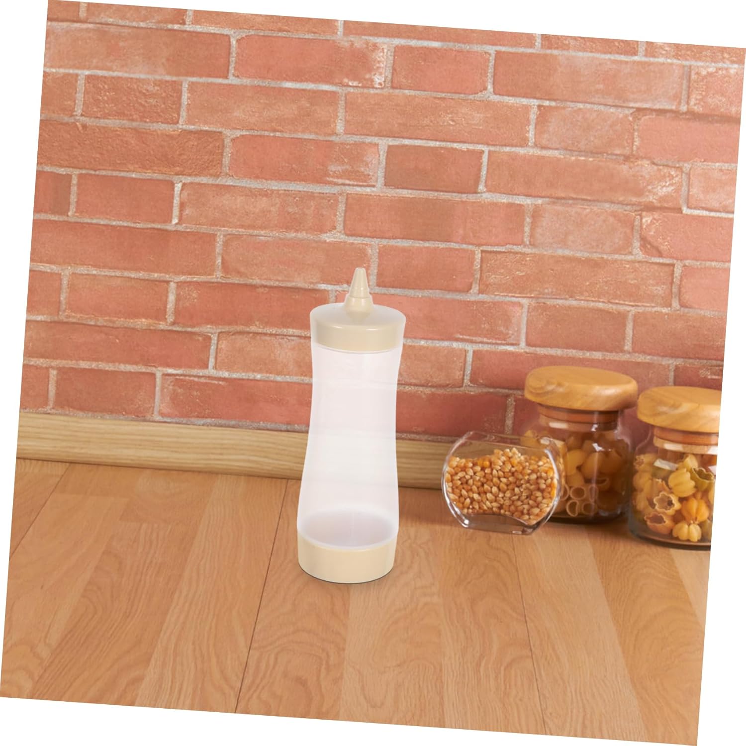 Non-Spill Cream Sauce Bottles by PHENOFICE Easy Squeeze Clean