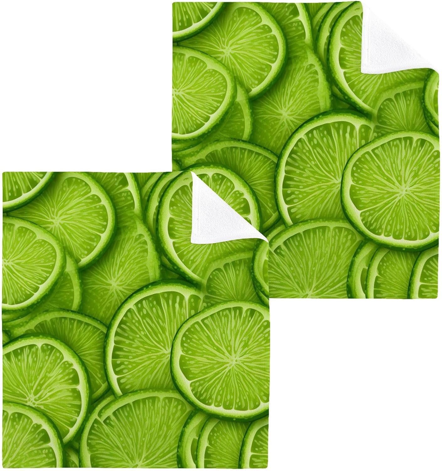 Yeddatis Yettasin Lime Lemon Washcloth 2 Pack Set