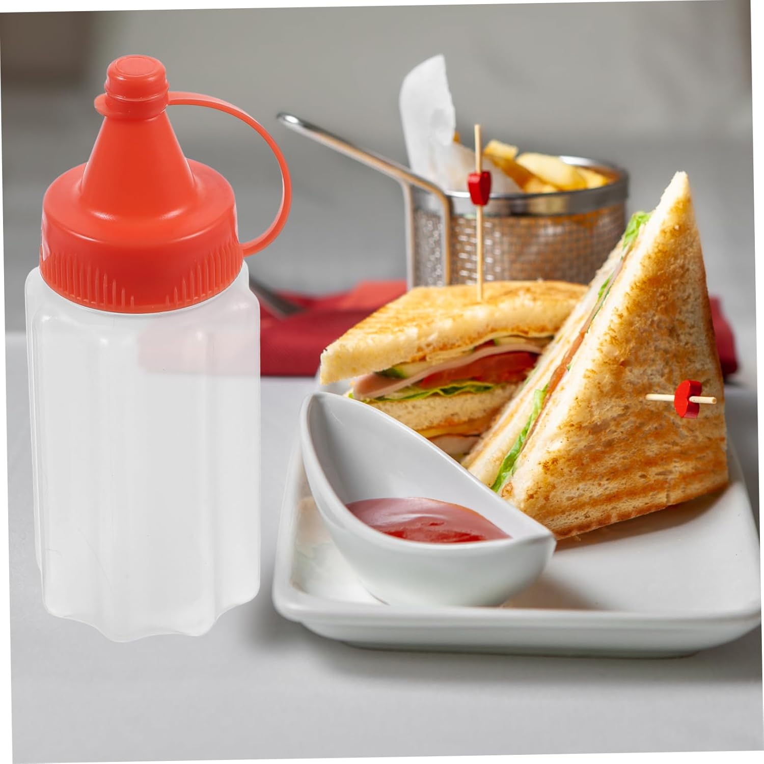 OFFSCH Reusable Squeeze Bottles for Condiments