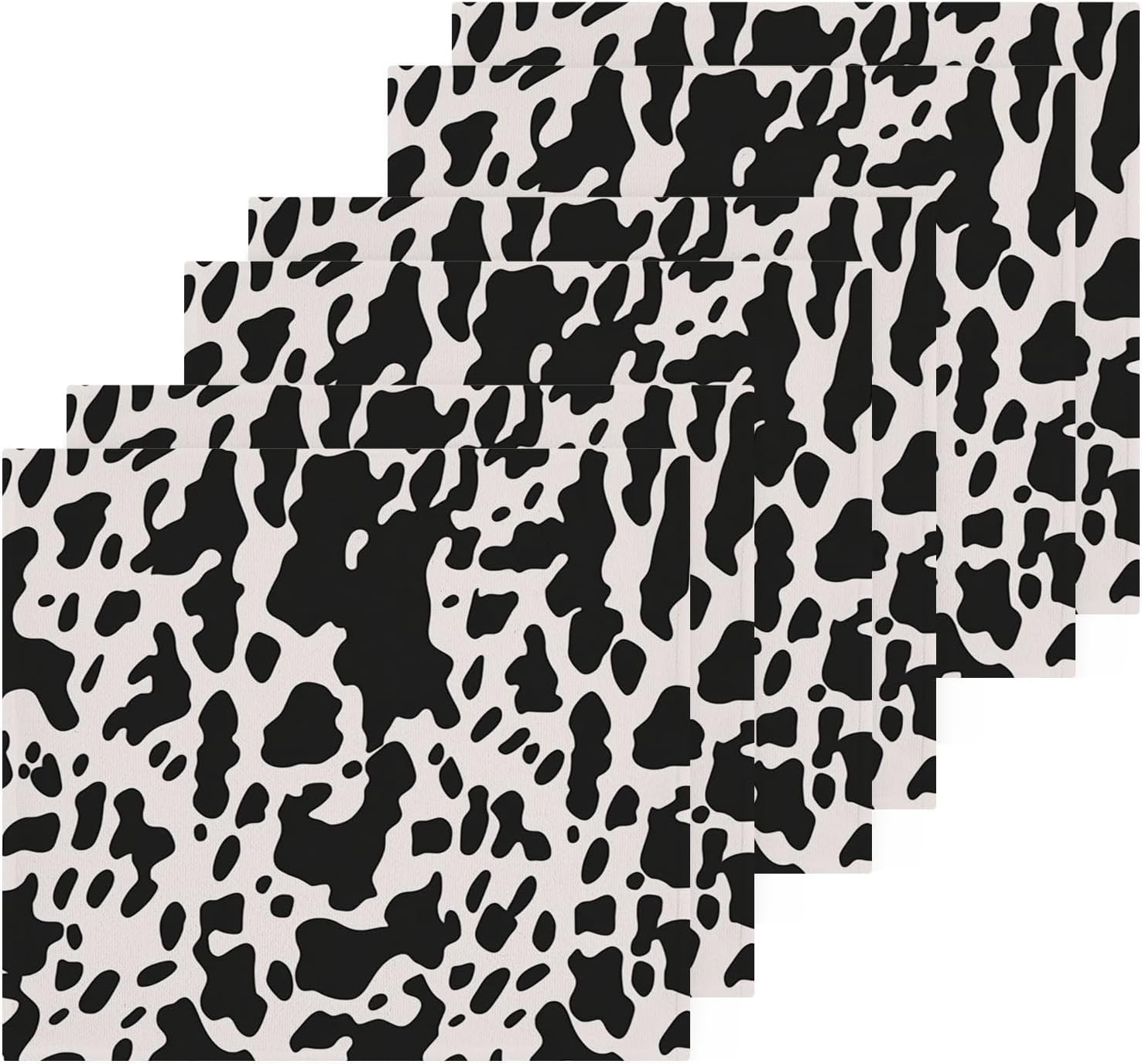 Cool Cow Print Washcloths 2 Pack