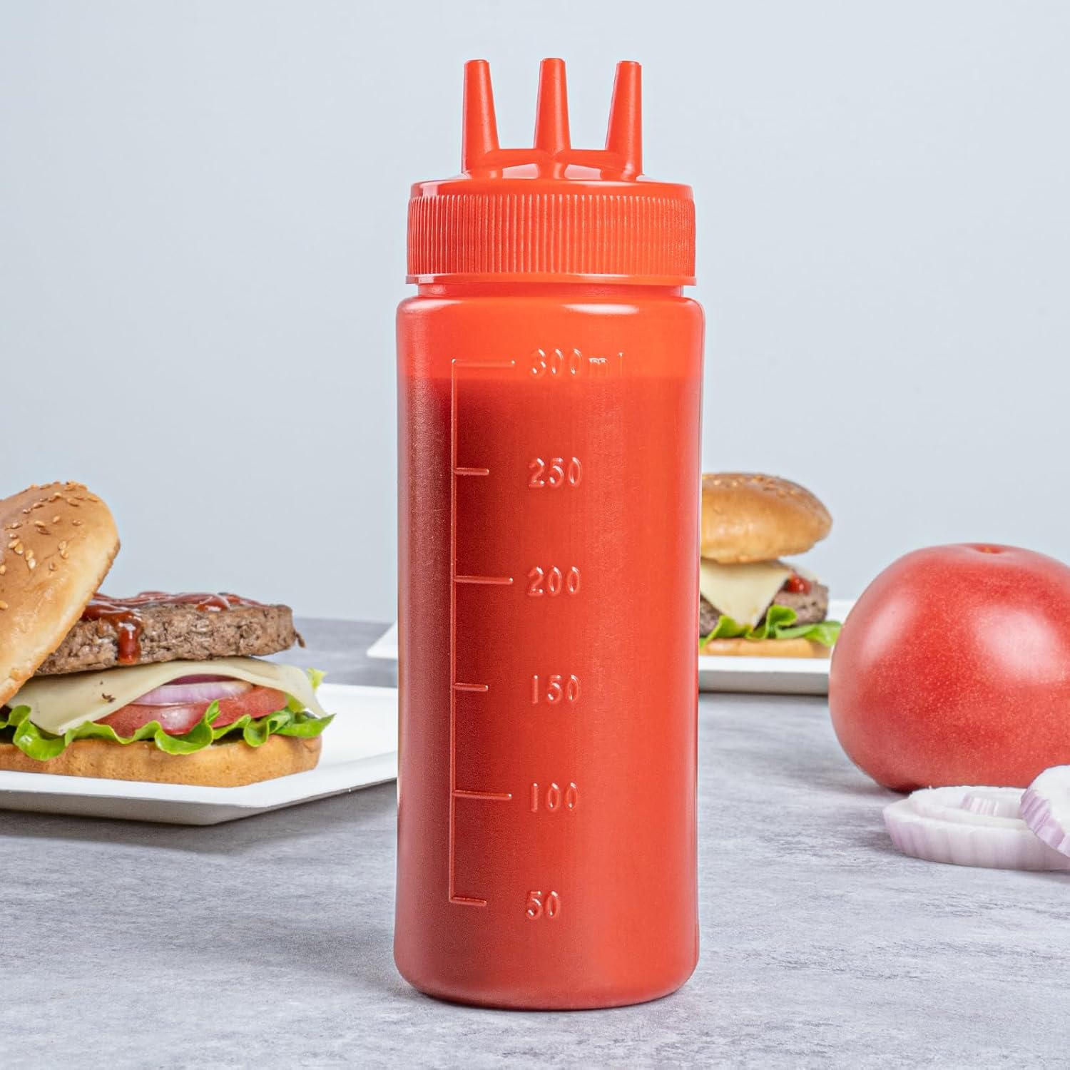 12 Oz Ketchup Squeeze Bottles - 6-Pack