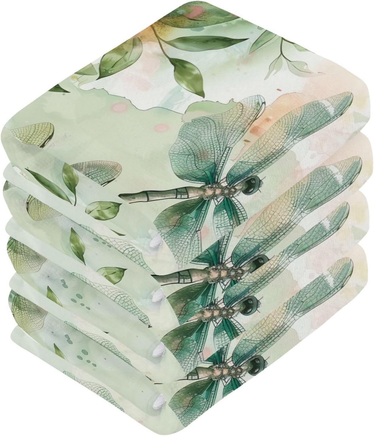 YETTASBINDragonfly Washcloth - Soft Reusable Perfect for Washroom Travel