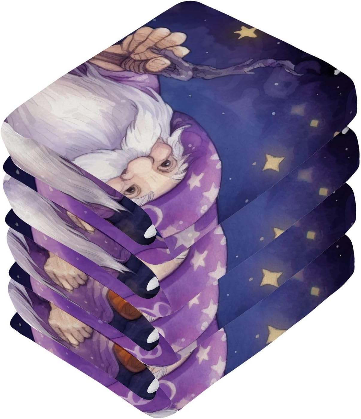 Cute Gnome Washcloth 2-Pack Soft Reusable Absorbent Face Towels
